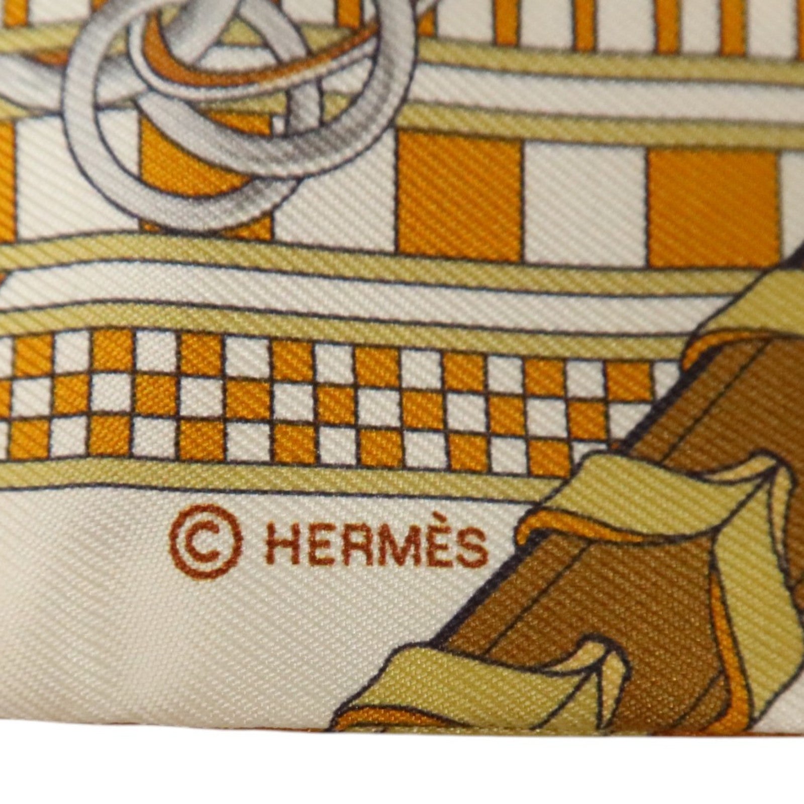 HERMES 絲質Twilly絲巾