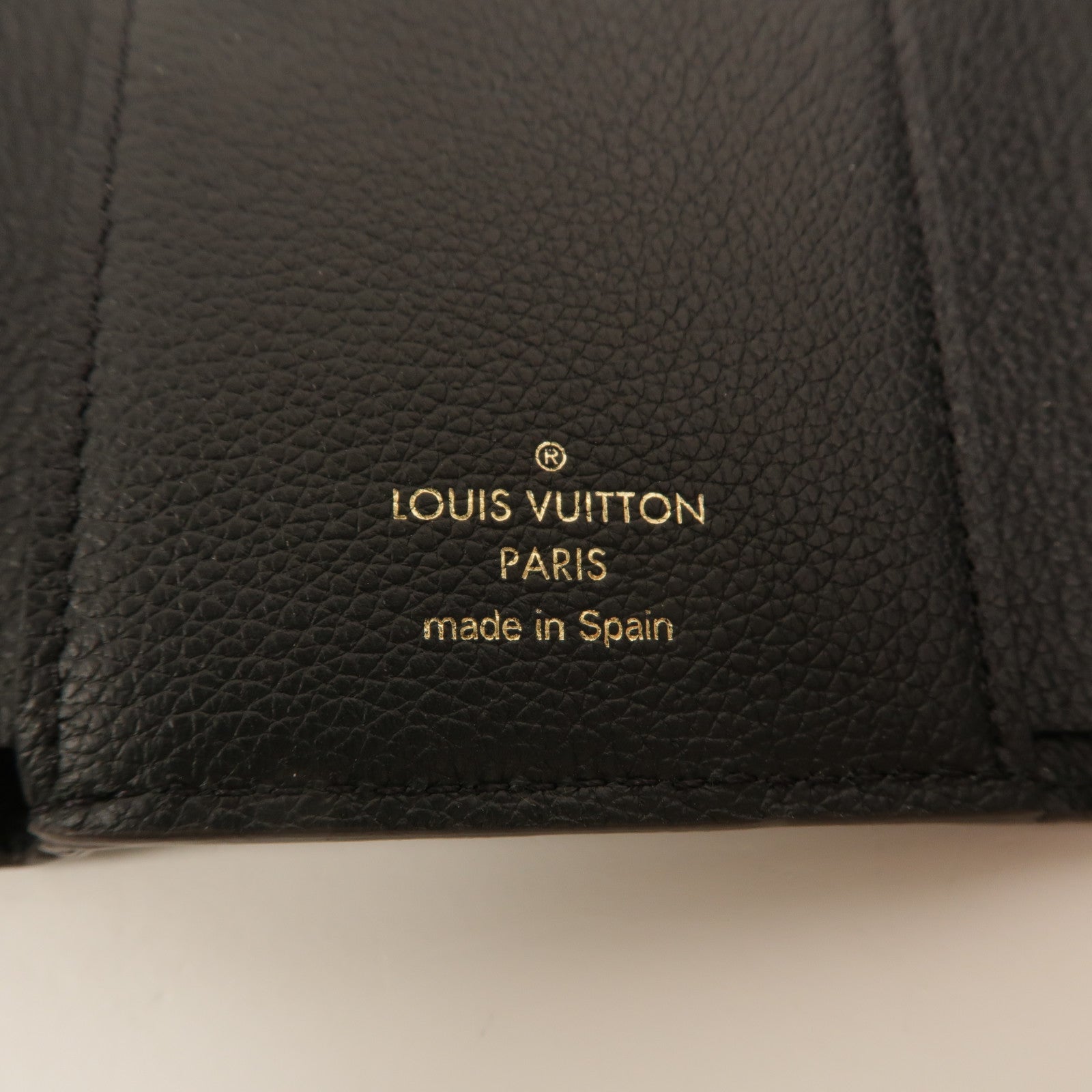 LOUIS VUITTON Monogram/牛皮皮革Double V Wallet錢包