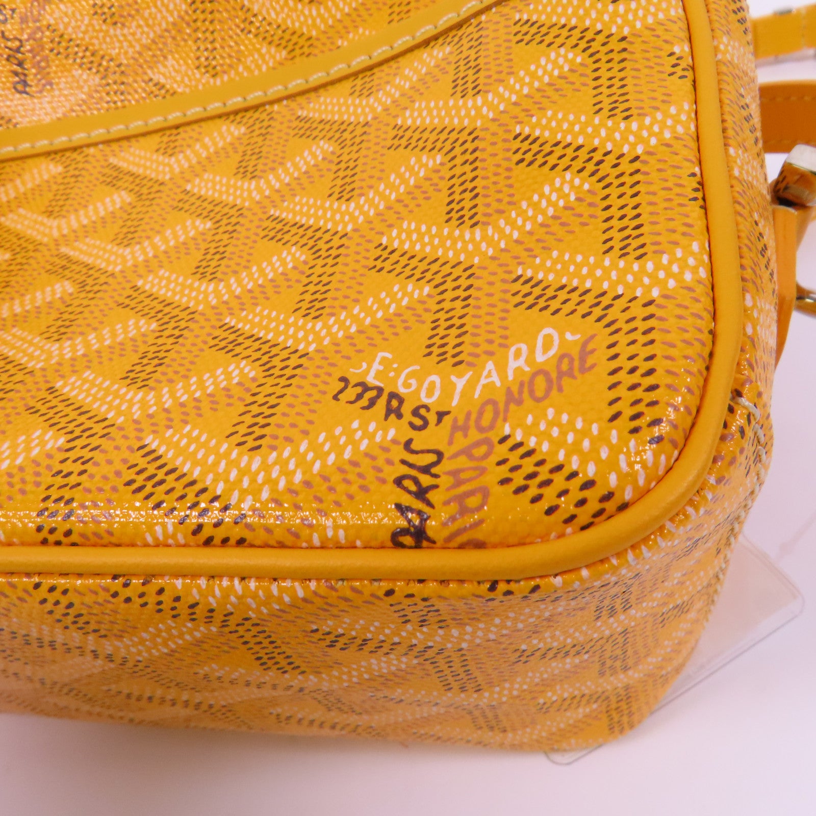 GOYARD 【激減優惠】塗層帆布Cap-Vert銀扣肩背袋
