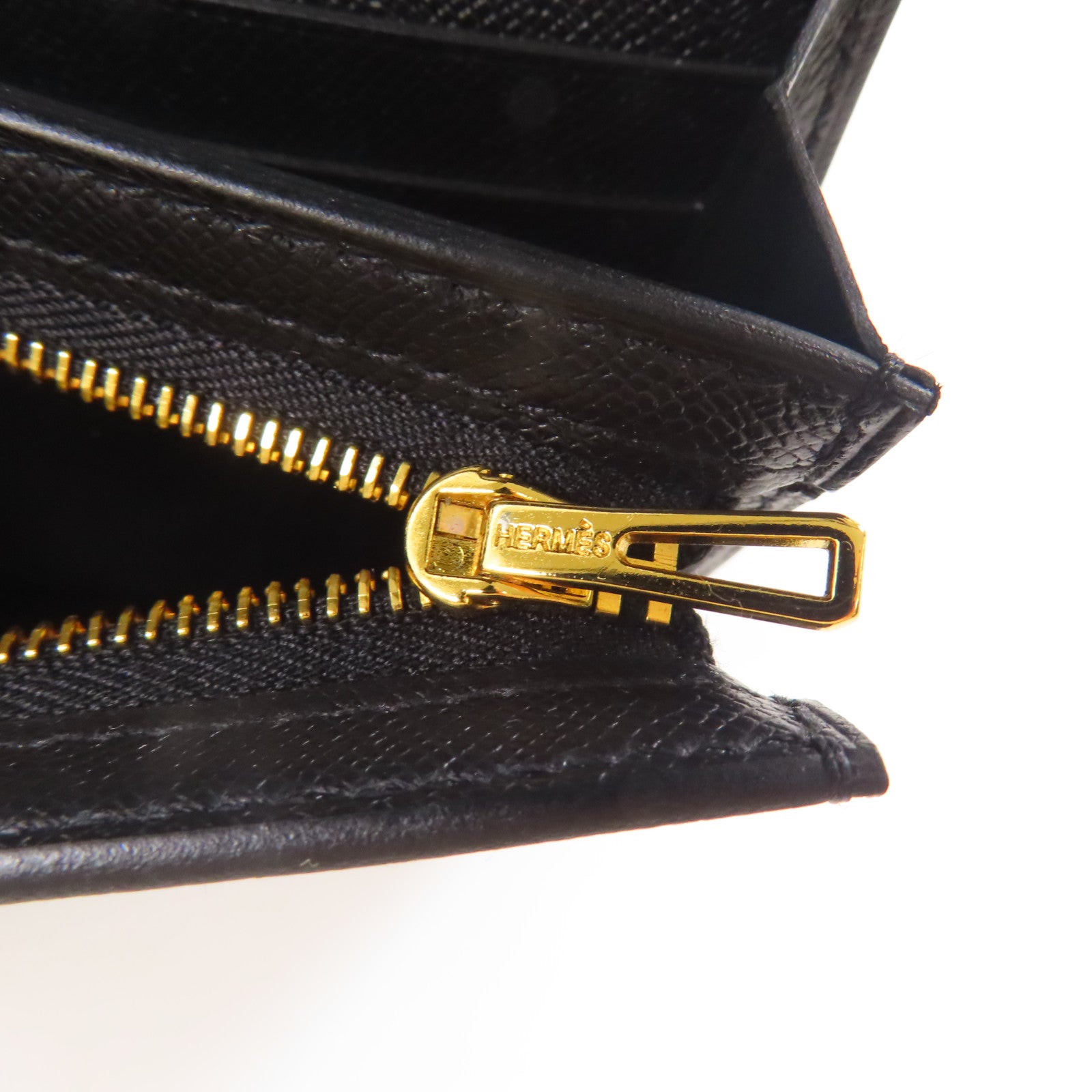 HERMES Madame皮革Kelly Pocket金扣長錢包