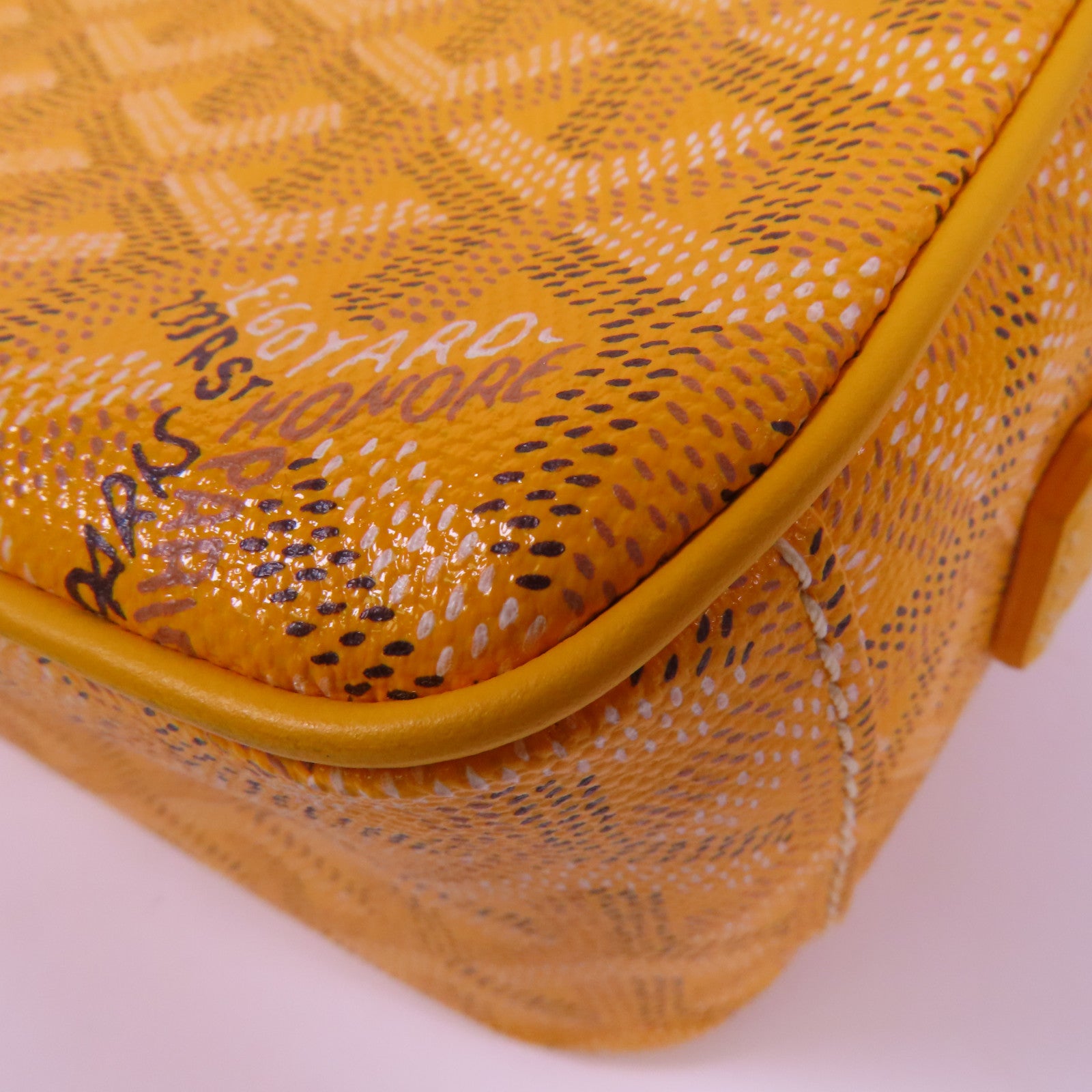 GOYARD 【激減優惠】塗層帆布Cap-Vert銀扣肩背袋