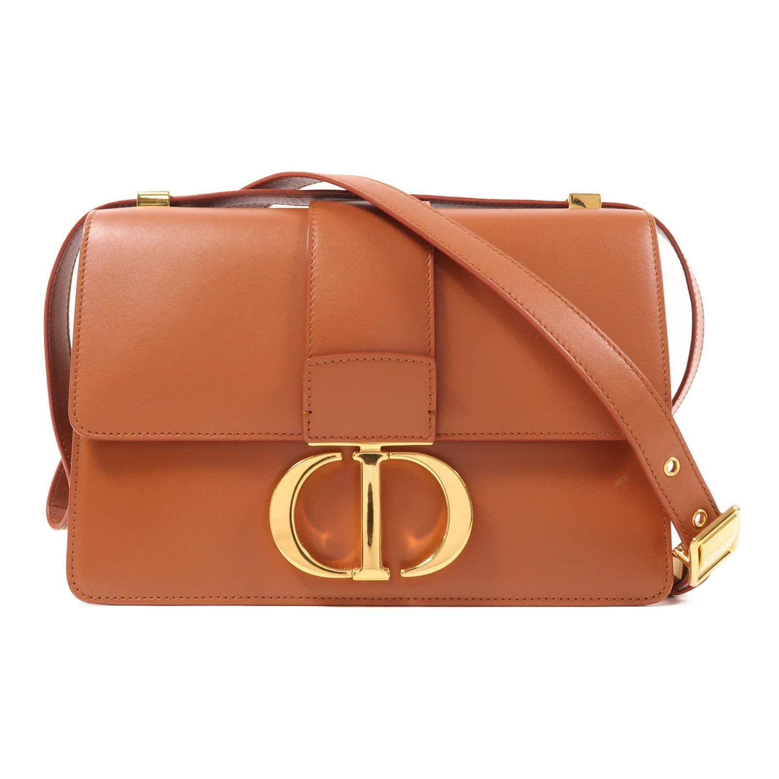 Dior 牛皮皮革30 Montaigne金扣肩背袋