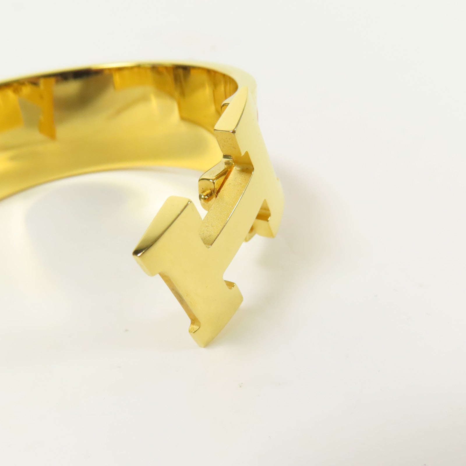 HERMES 金屬Clic Clac H手鐲Orange