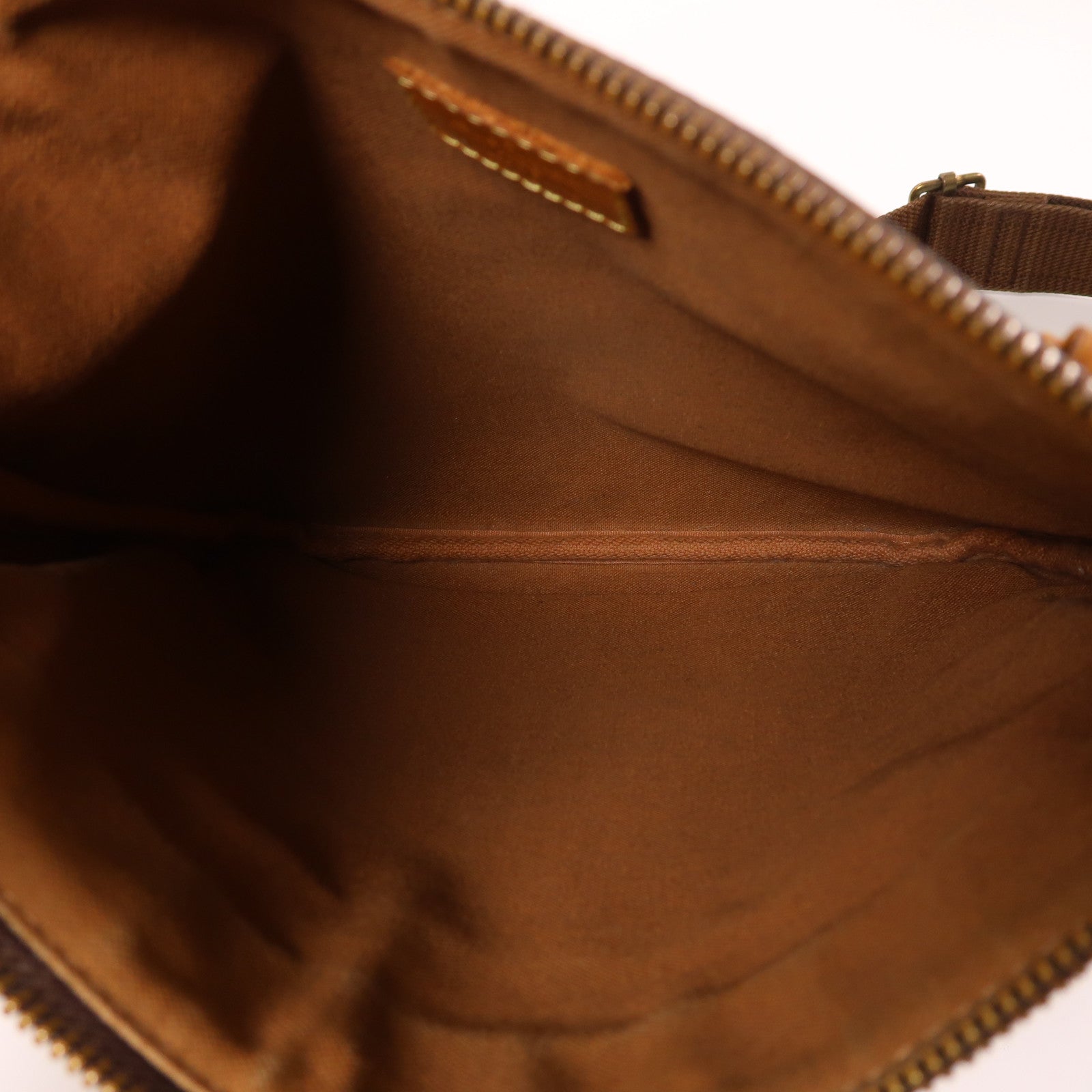 LOUIS VUITTON Monogram Pochette Bosphore金扣肩背袋啡色