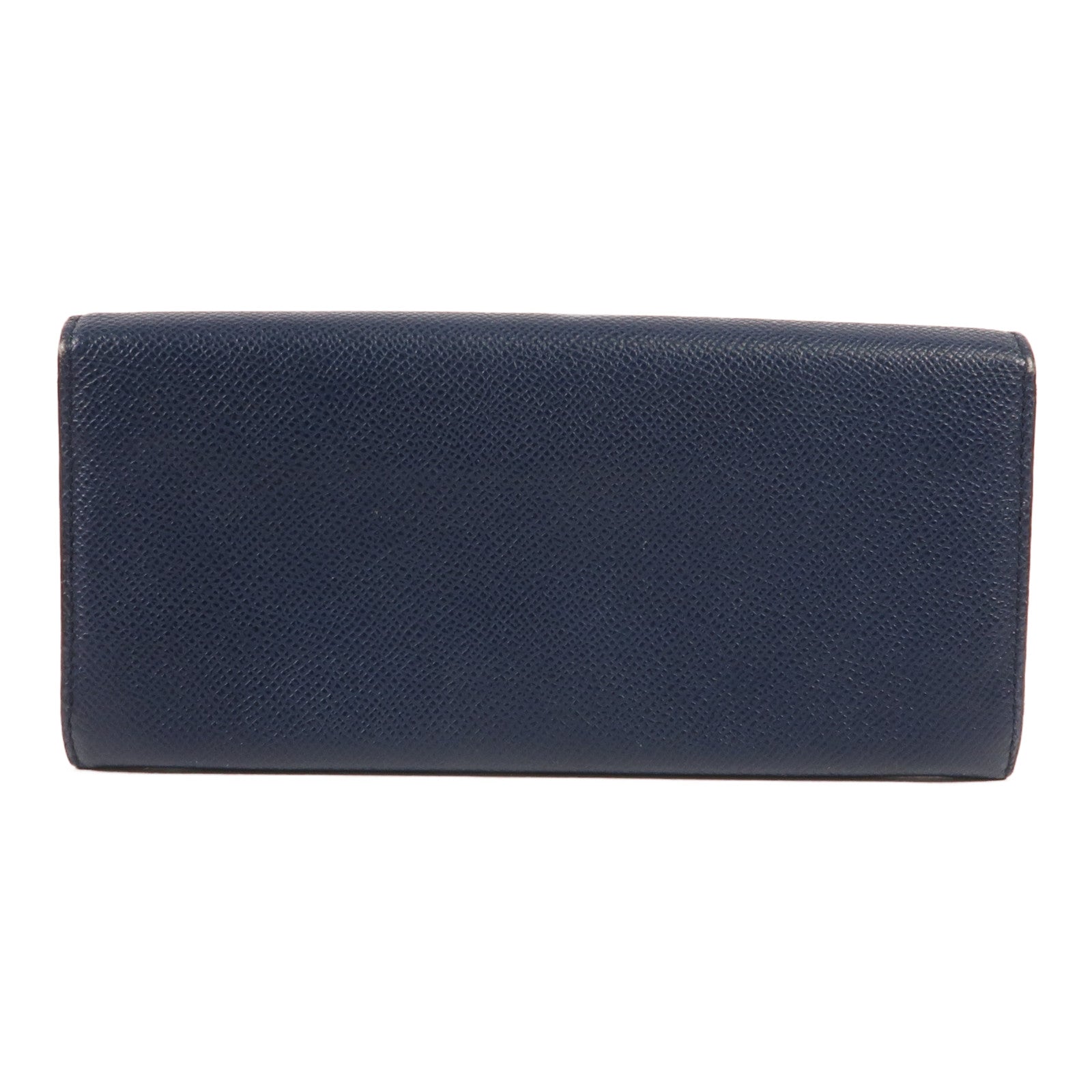 TOD'S 牛皮皮革Long Wallet銀扣長錢包