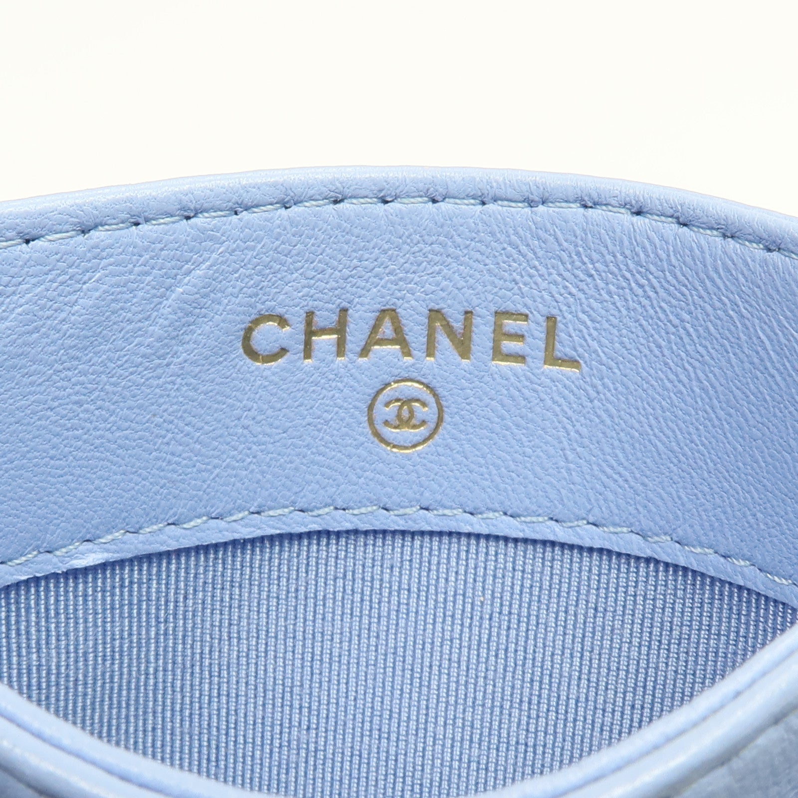 CHANEL 羊皮皮革Card Case金扣卡片套