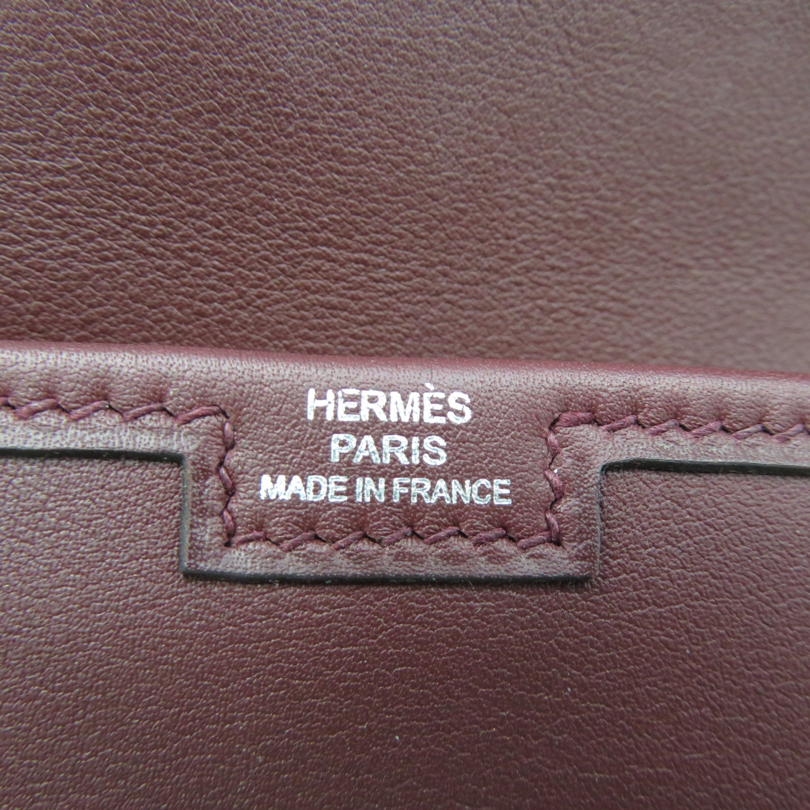 HERMES 【清倉大減價】Veau Swift皮革Jige Duo長錢包愛馬仕紅色