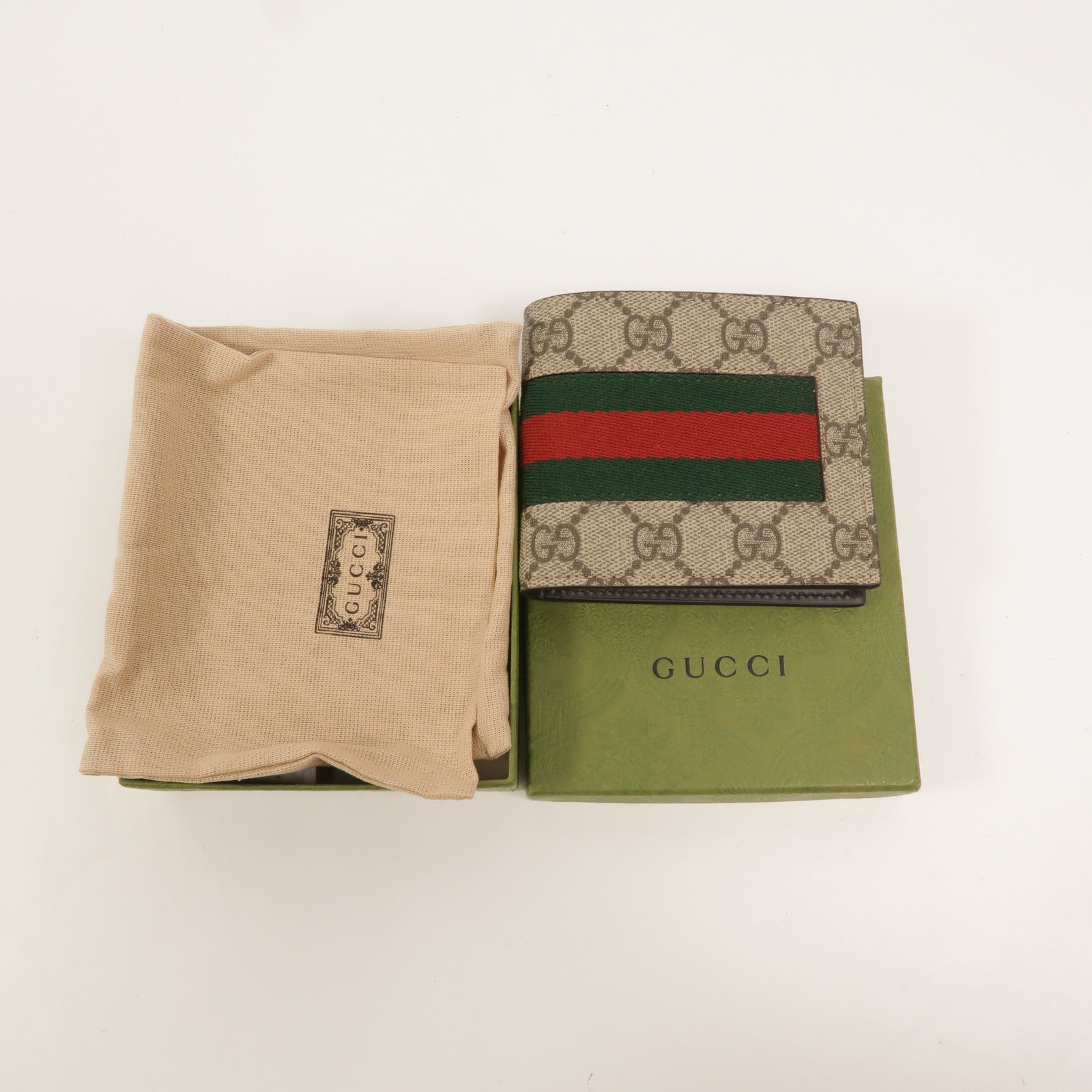 GUCCI 塗層帆布Ophidia GG Wallet錢包