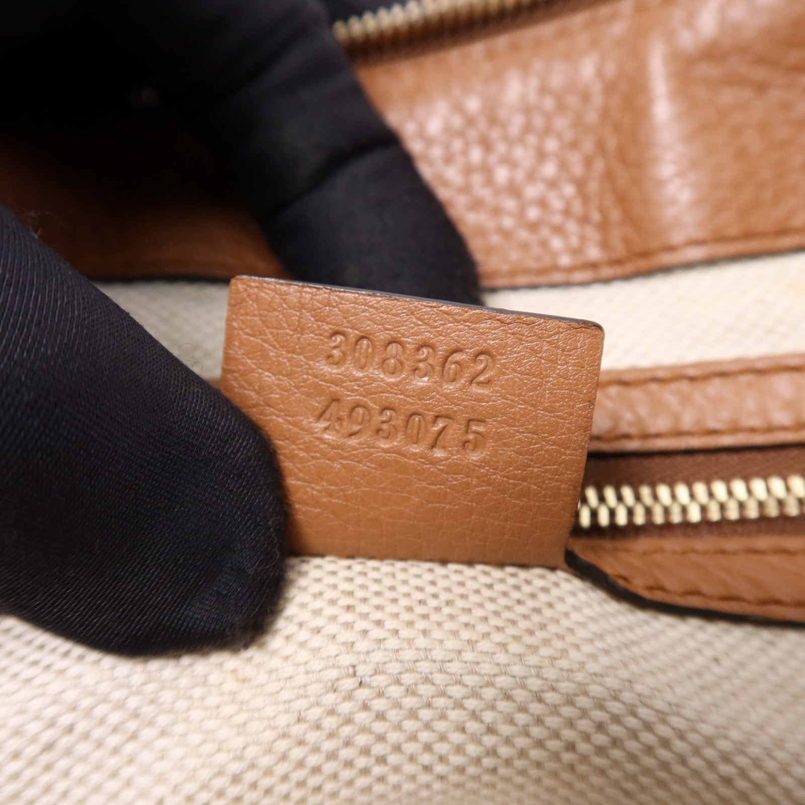GUCCI 牛皮皮革2 Way Shoulder Bag金扣手挽肩背兩用袋
