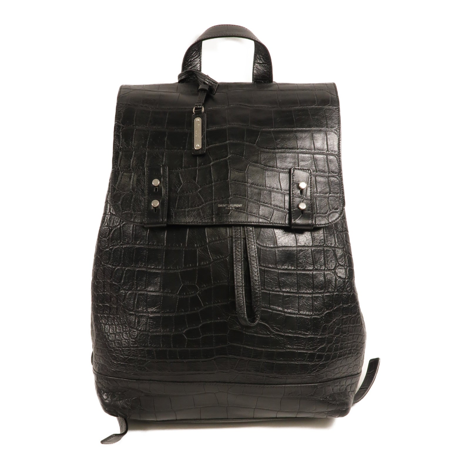 SAINT LAURENT 牛皮皮革Sac de Jour Backpack背包