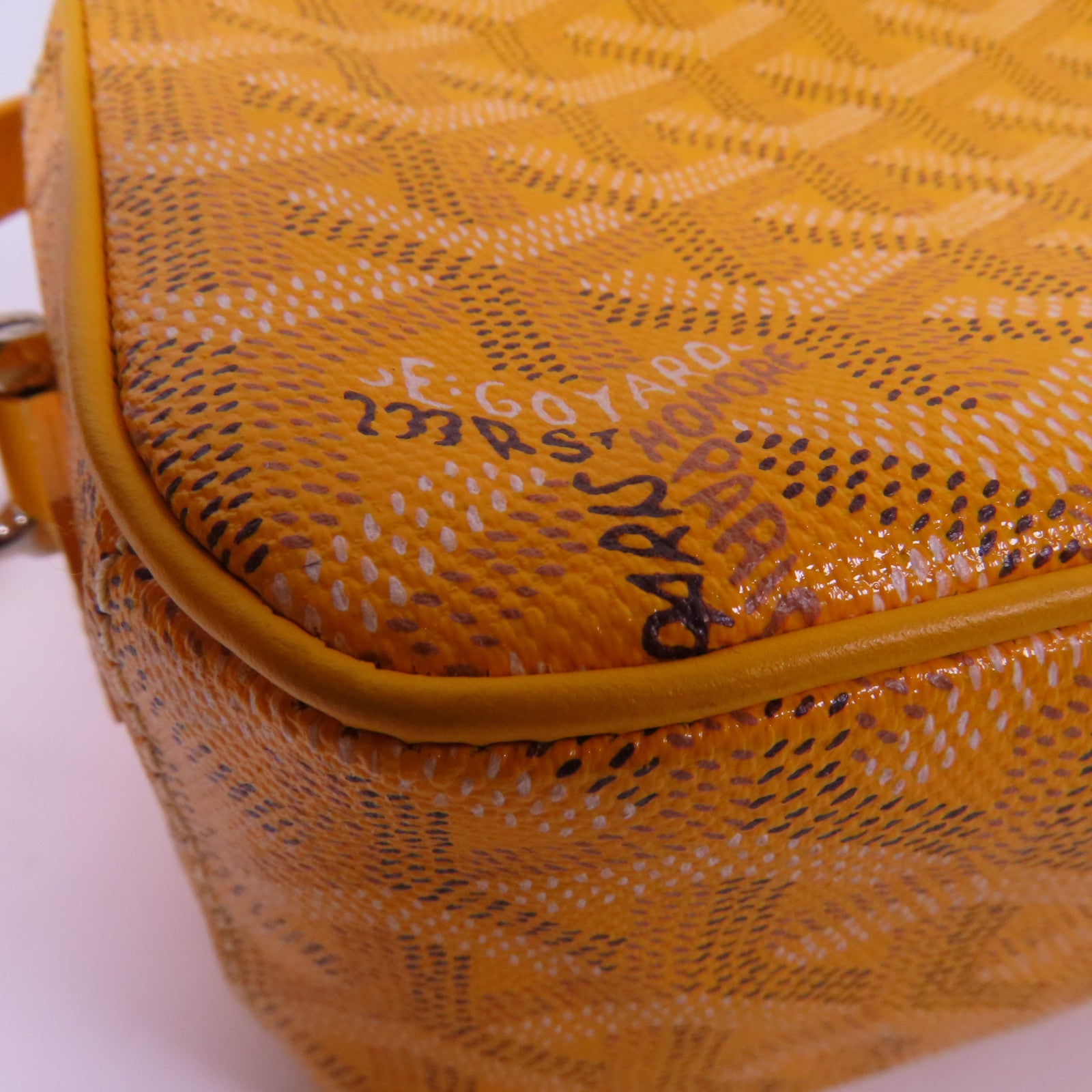 GOYARD 【激減優惠】塗層帆布Cap-Vert銀扣肩背袋