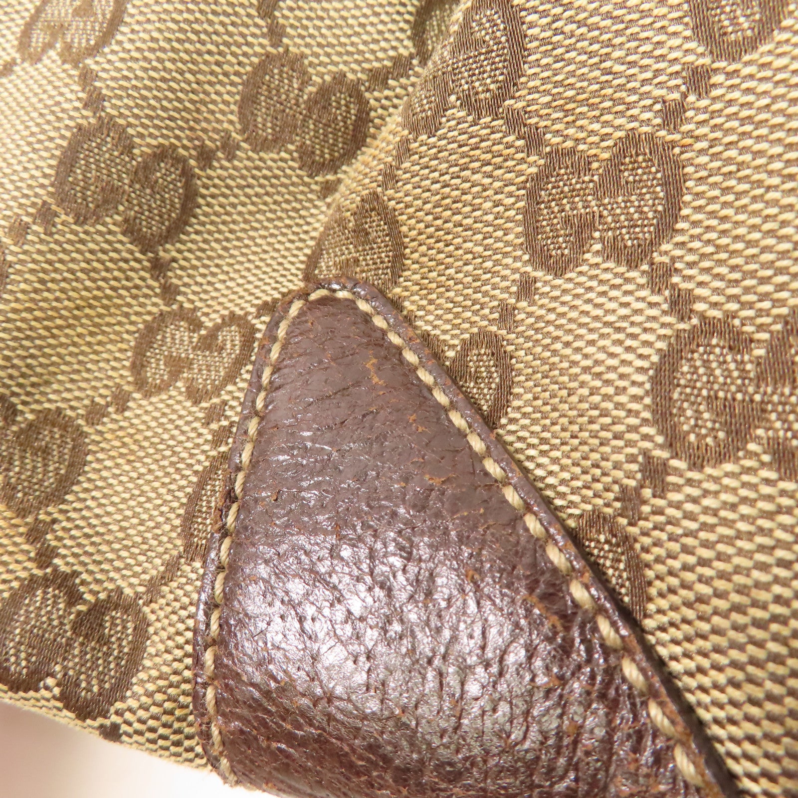 GUCCI 【激減優惠】帆布Tote Bag金扣肩背袋