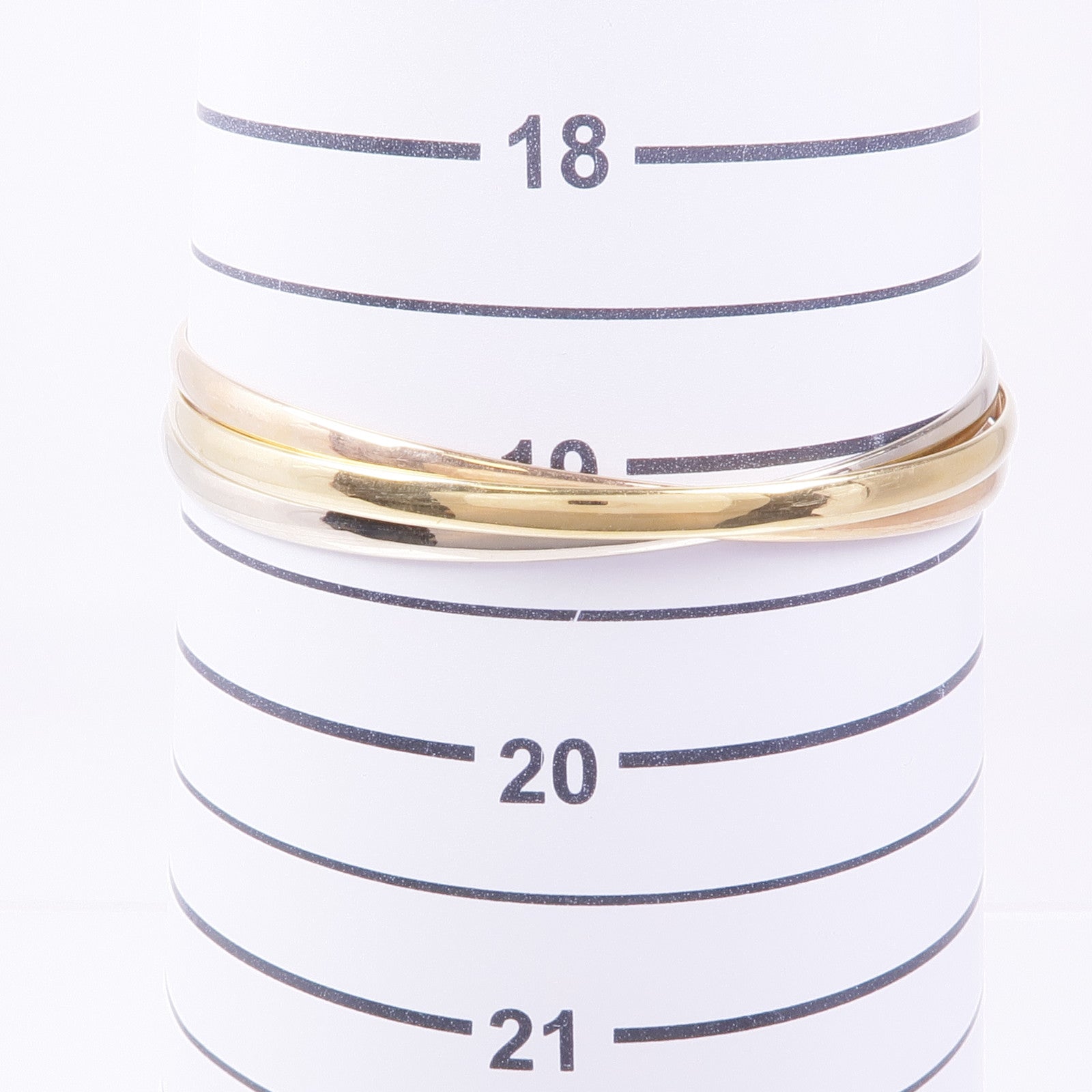 CARTIER【激減優惠】 18K黃金/白金/玫瑰金Trinity Bangle手鐲Cartier#62