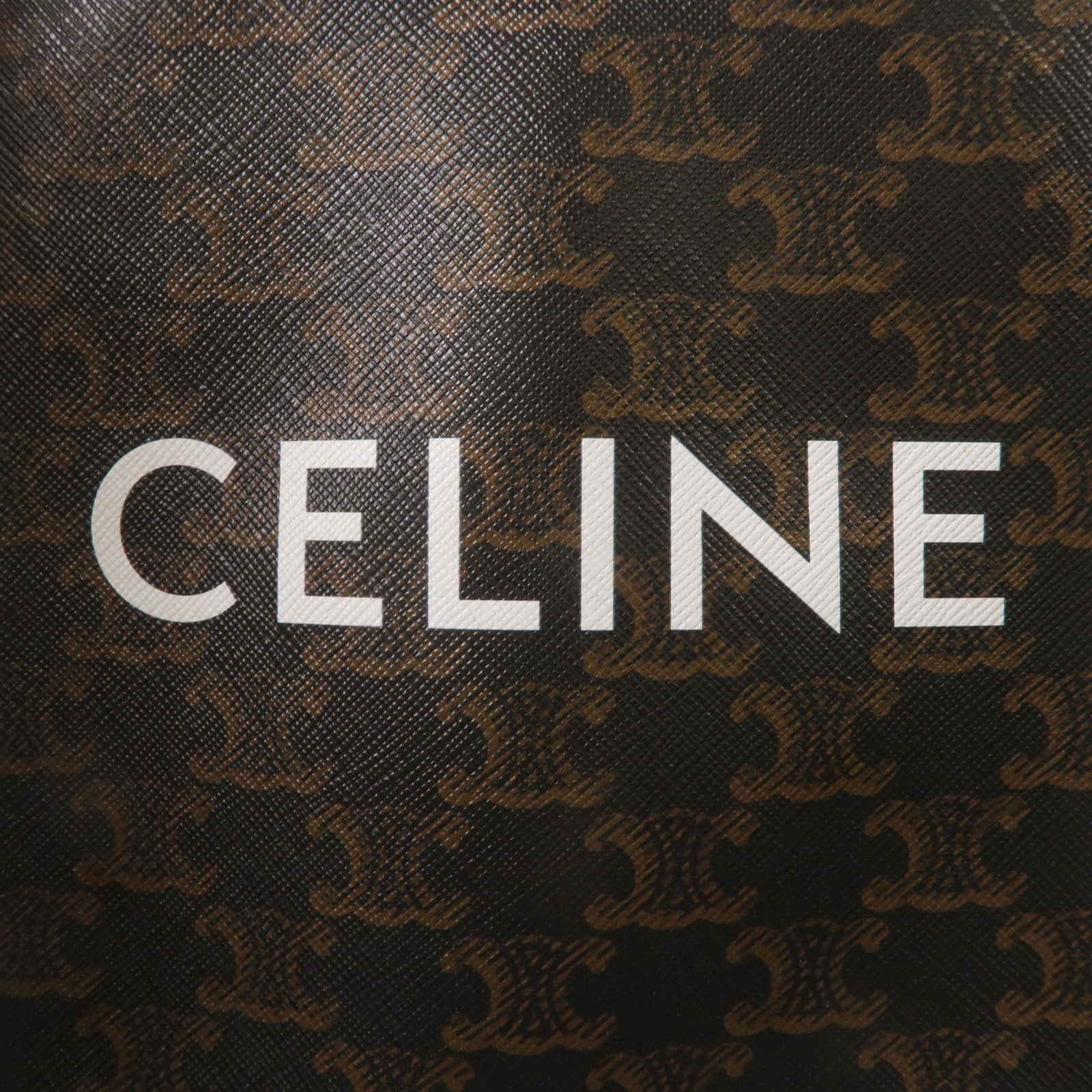 CELINE 帆布Cabas Tote金扣手挽肩背兩用袋