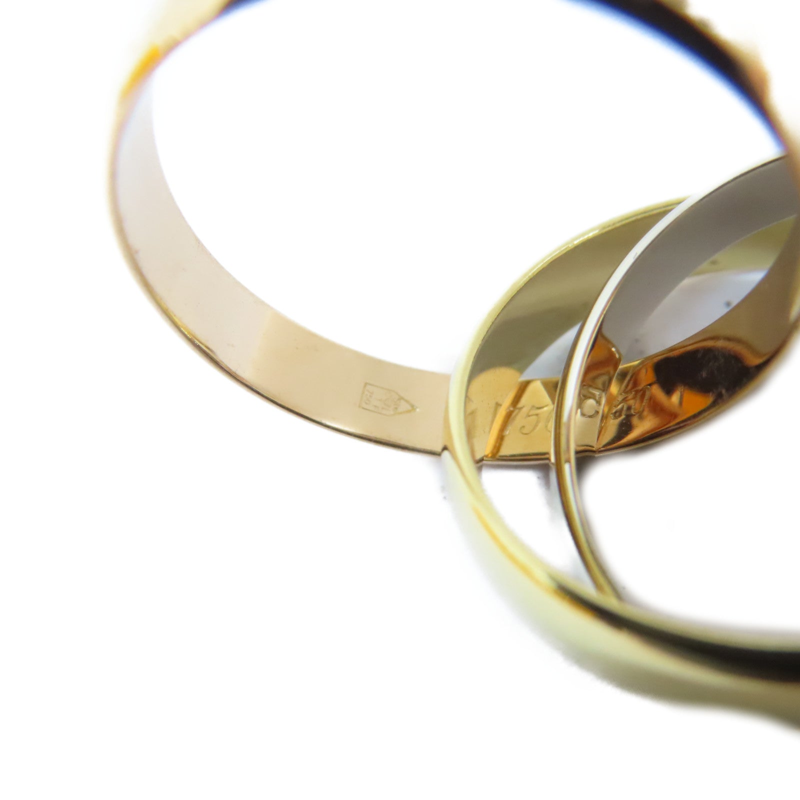 CARTIER 18K黃金/白金/玫瑰金Trinity Ring戒指Cartier#50/US#5.5