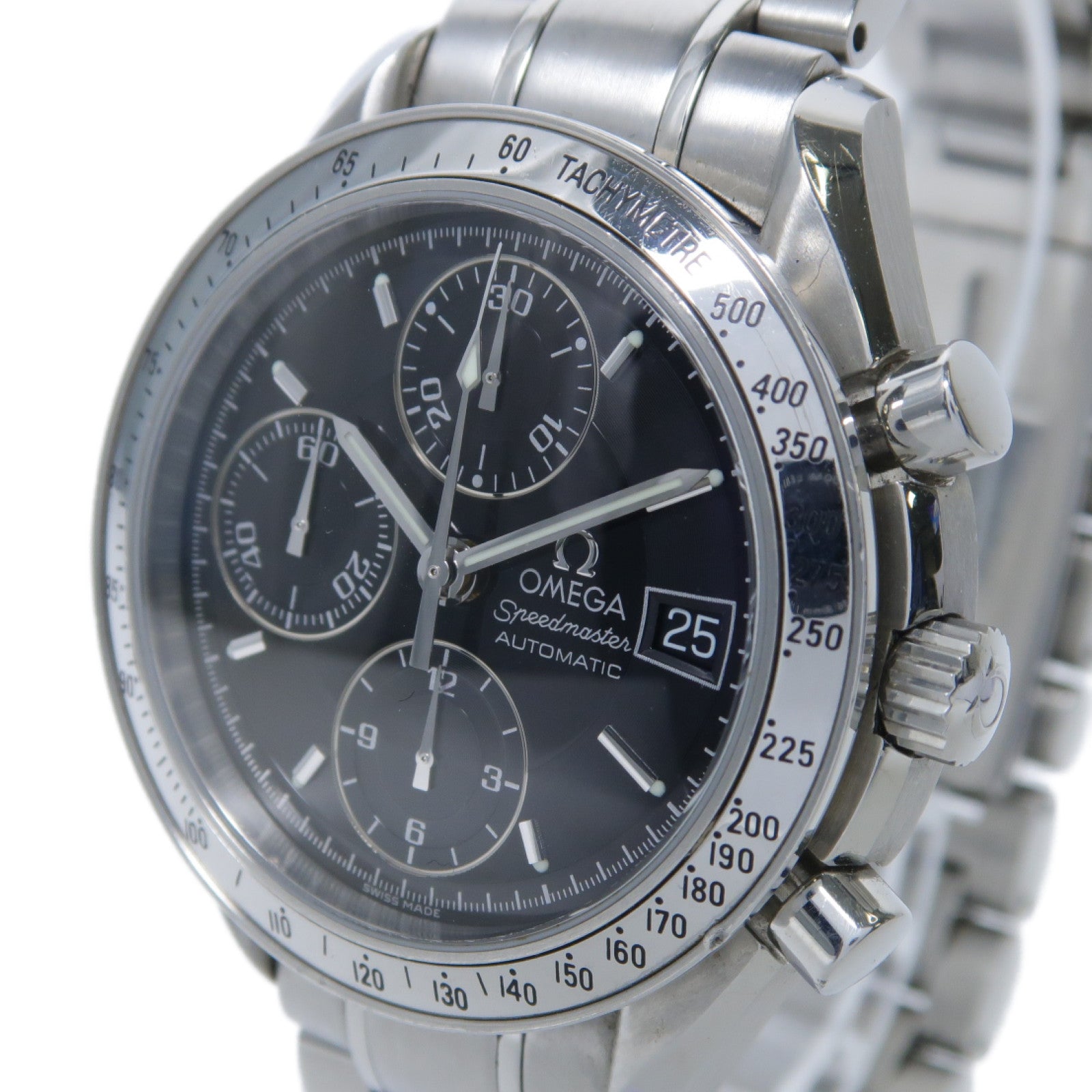 OMEGA 【激減優惠】Speedmaster不鏽鋼手錶自動機芯黑色