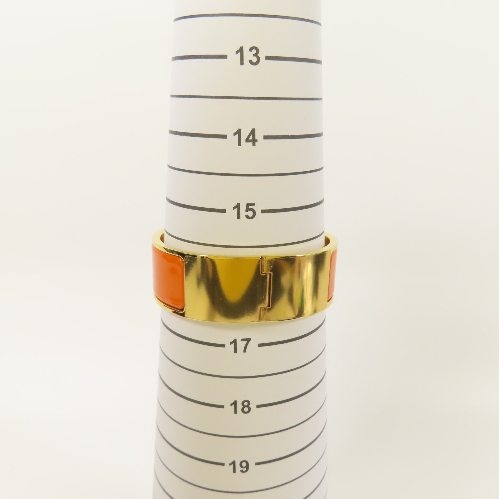 HERMES 金屬Clic Clac H手鐲Orange