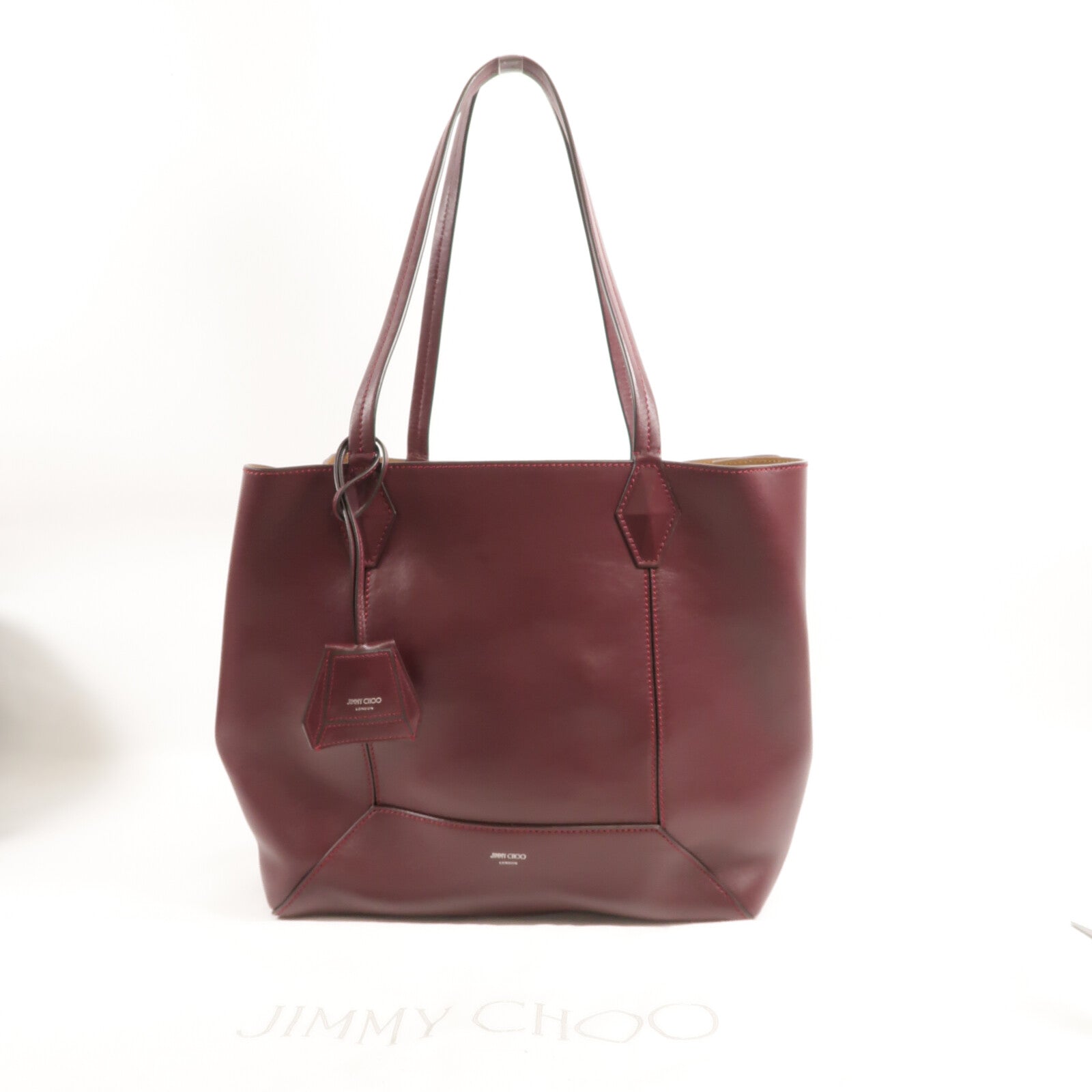 JIMMY CHOO 牛皮皮革Diamond Large肩背袋