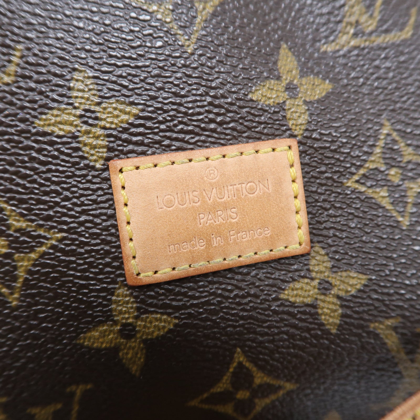 LOUIS VUITTON Monogram Saumur 30金扣肩背袋啡色