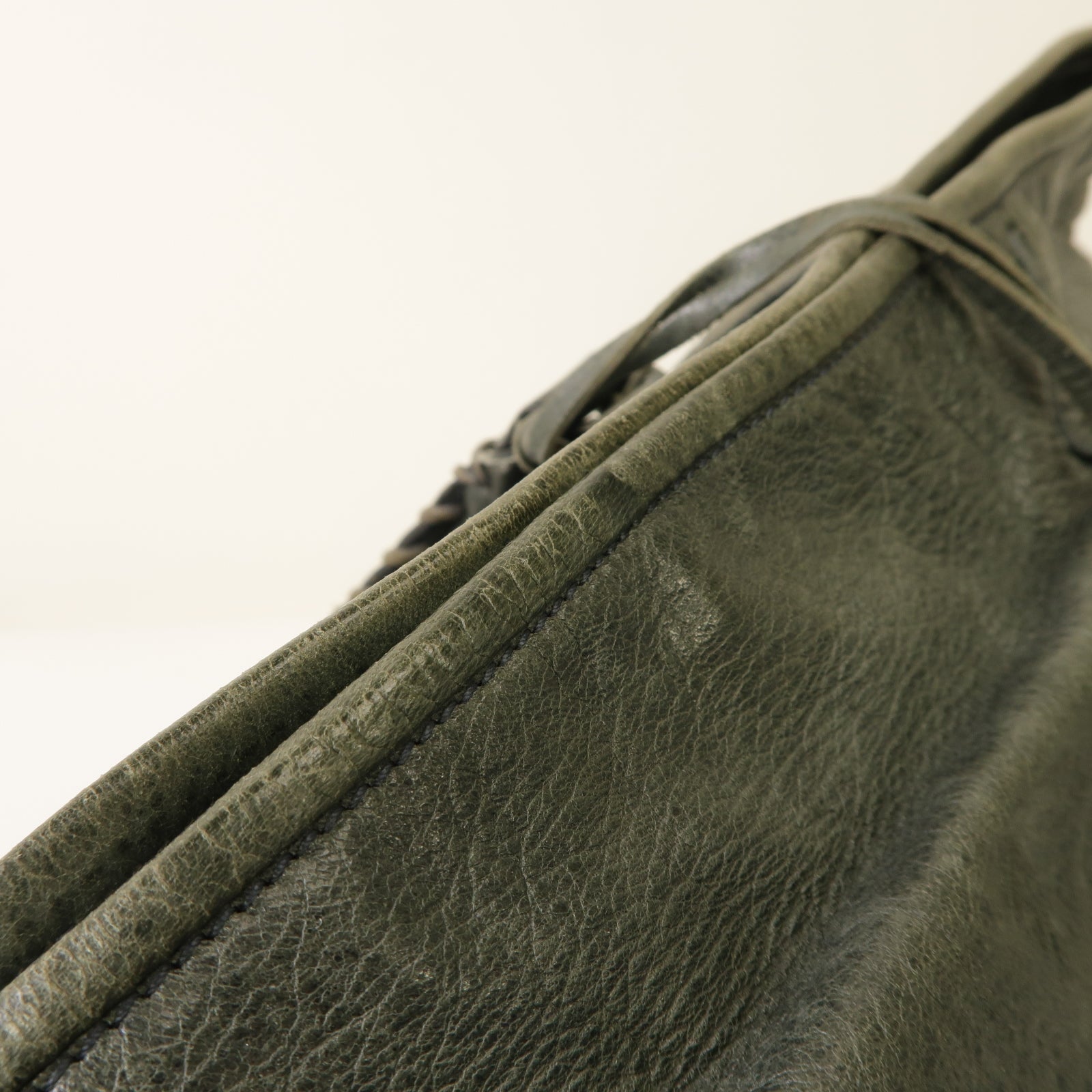 BALENCIAGA 【激減優惠】牛皮皮革The Sunday肩背袋灰色