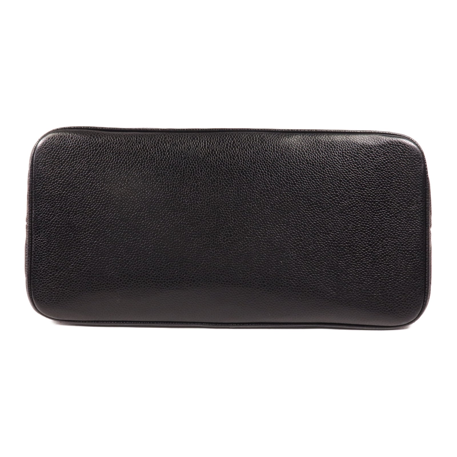 CHANEL 牛皮皮革Shoulder Bag銀扣手挽袋