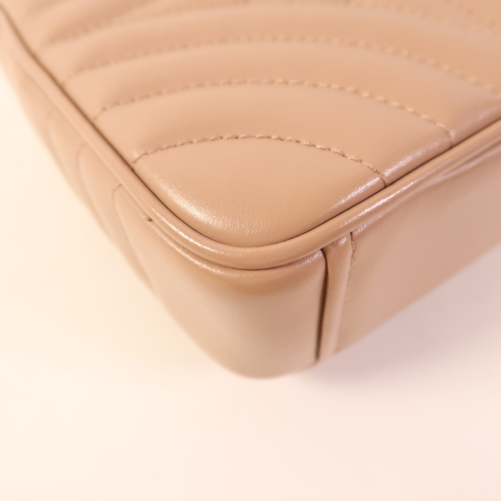 PRADA 牛皮皮革Chain Shoulder Bag銀扣鏈帶肩背袋