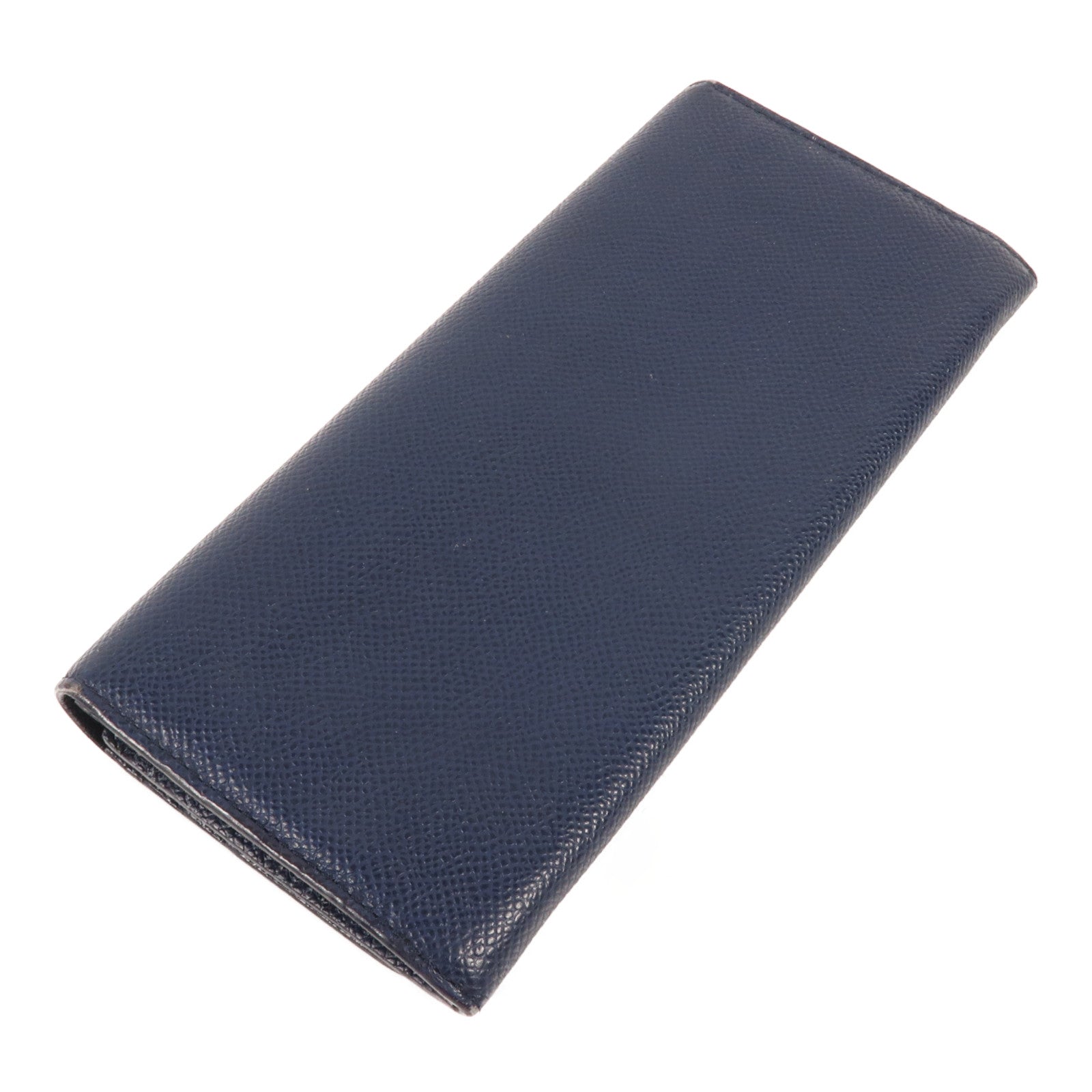 TOD'S 牛皮皮革Long Wallet銀扣長錢包