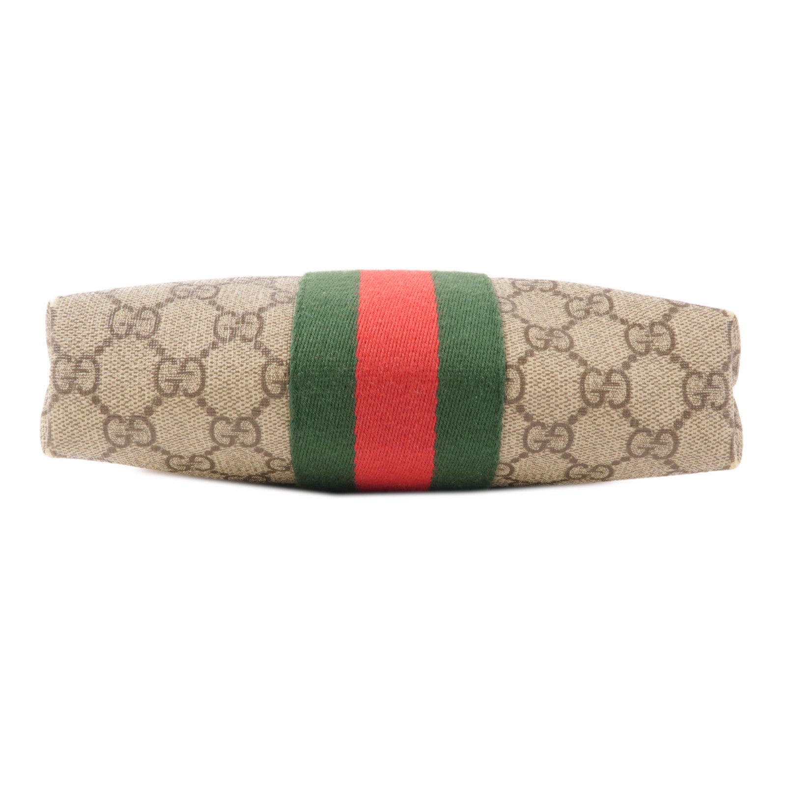 GUCCI 塗層帆布Shoulder Bag銀扣肩背袋