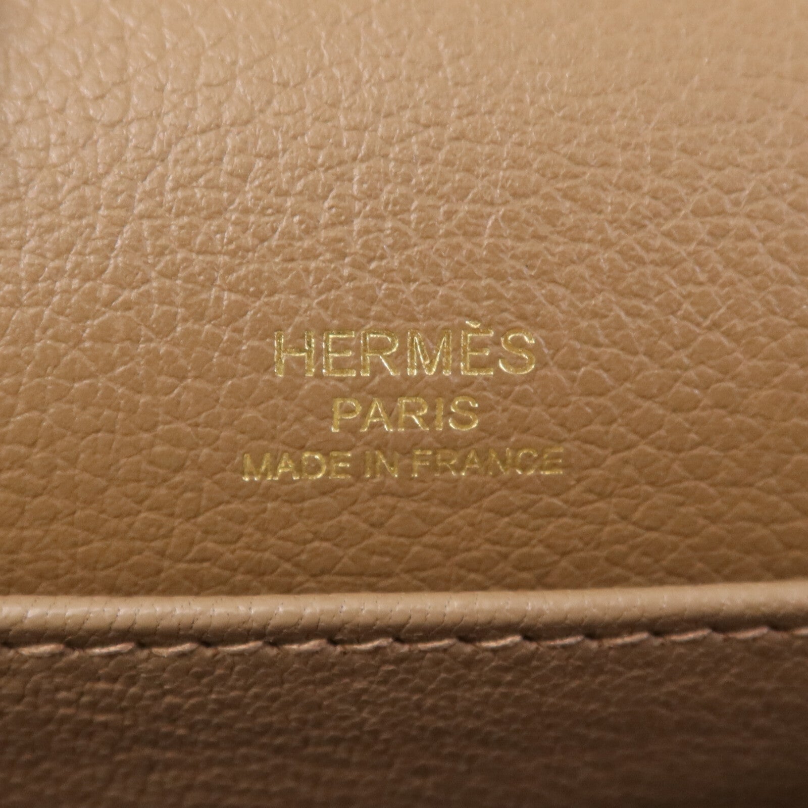 HERMES Evercolor皮革Mini Roulis金扣肩背袋