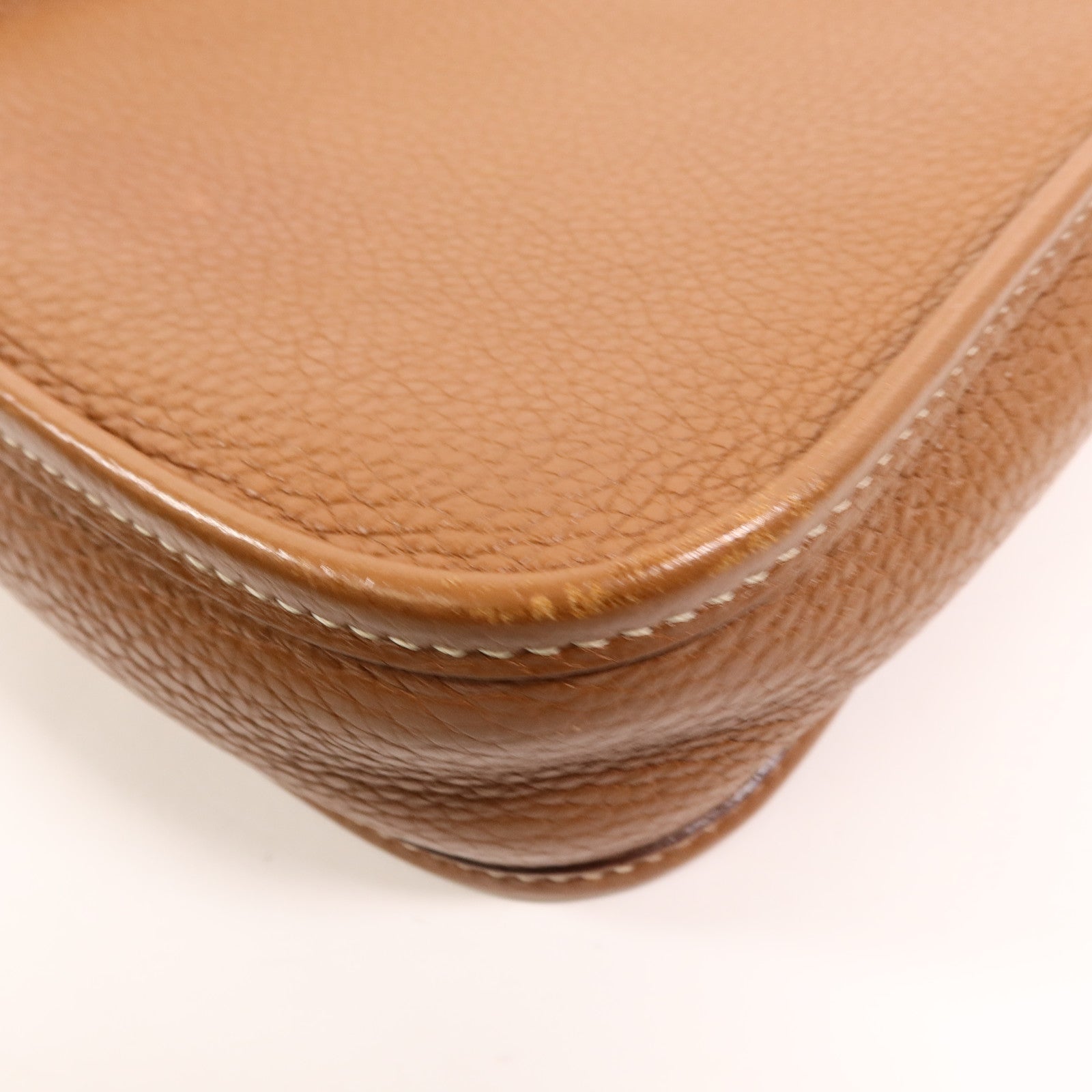 HERMES Clemence皮革Evelyne TPM肩背袋Gold