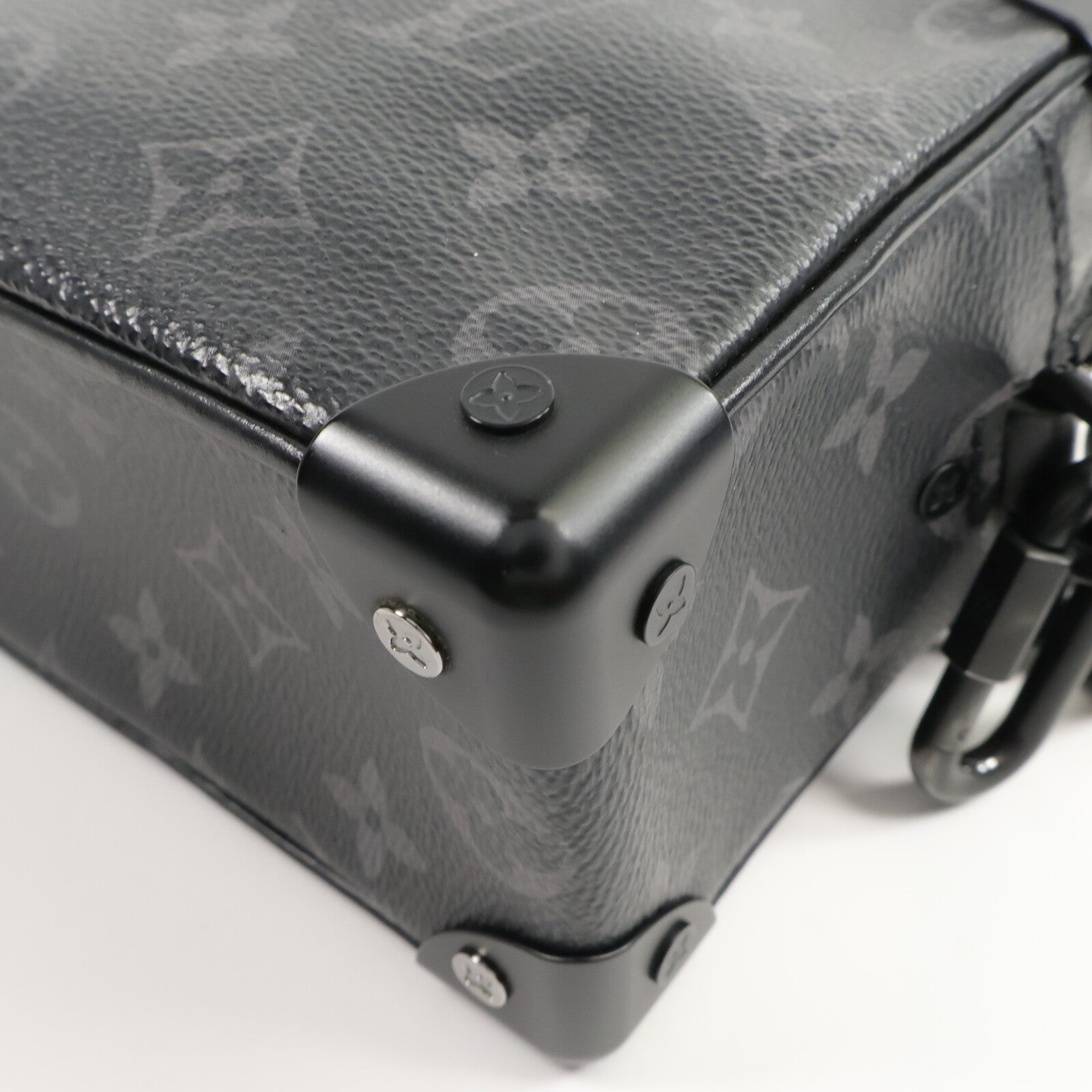 LOUIS VUITTON Monogram Eclipse Mini Soft Trunk肩背袋
