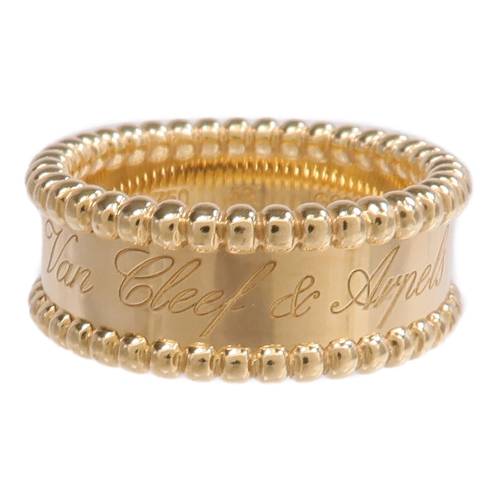 Van Cleef & Arpels 18K黃金Perlee Signature戒指