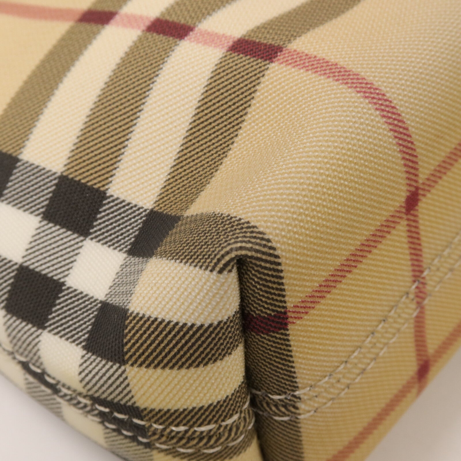 BURBERRY 塗層帆布Nova Check肩背袋