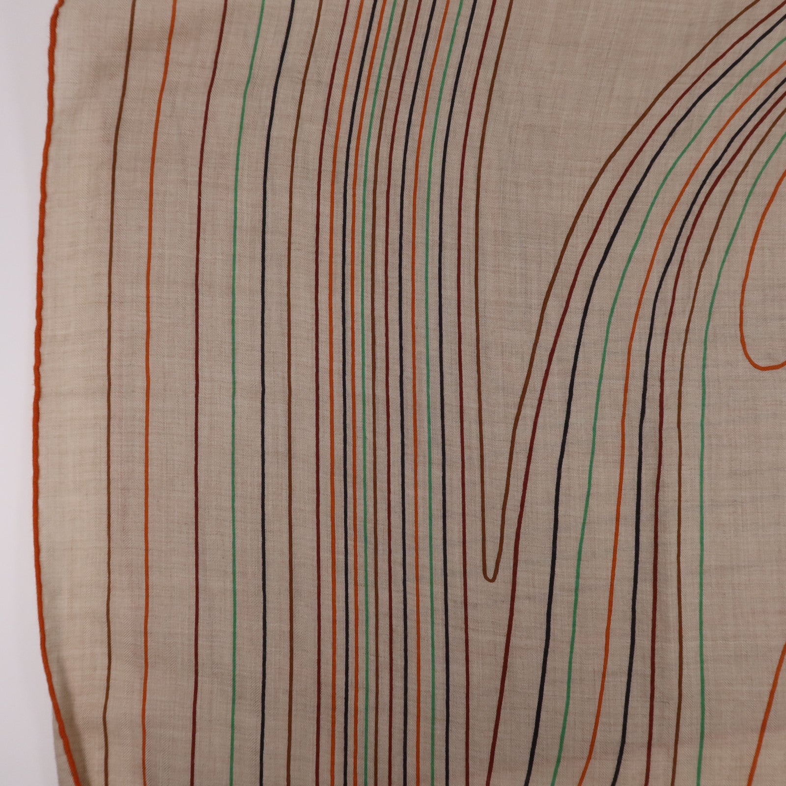 HERMES 羊絨/絲質Scarf 140X140絲巾Multicolor