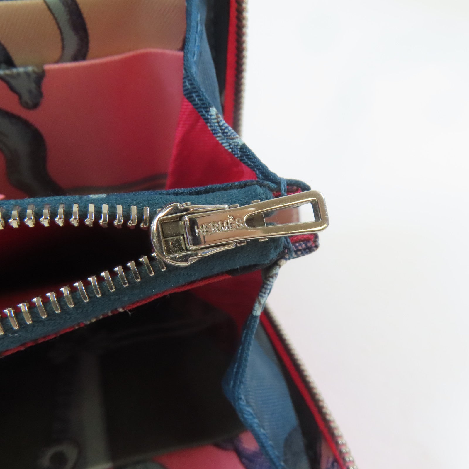 HERMES Veau Epsom皮革Wallet銀扣錢包新杜鵑桃色