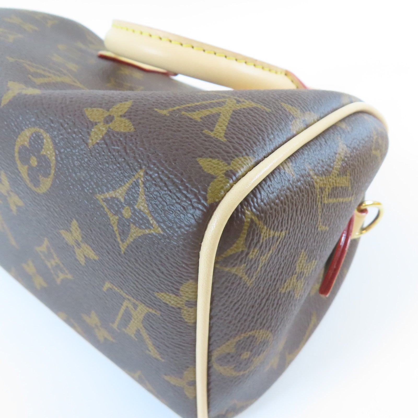 LOUIS VUITTON Monogram Speedy Bandouliere 20金扣手挽肩背兩用袋啡色