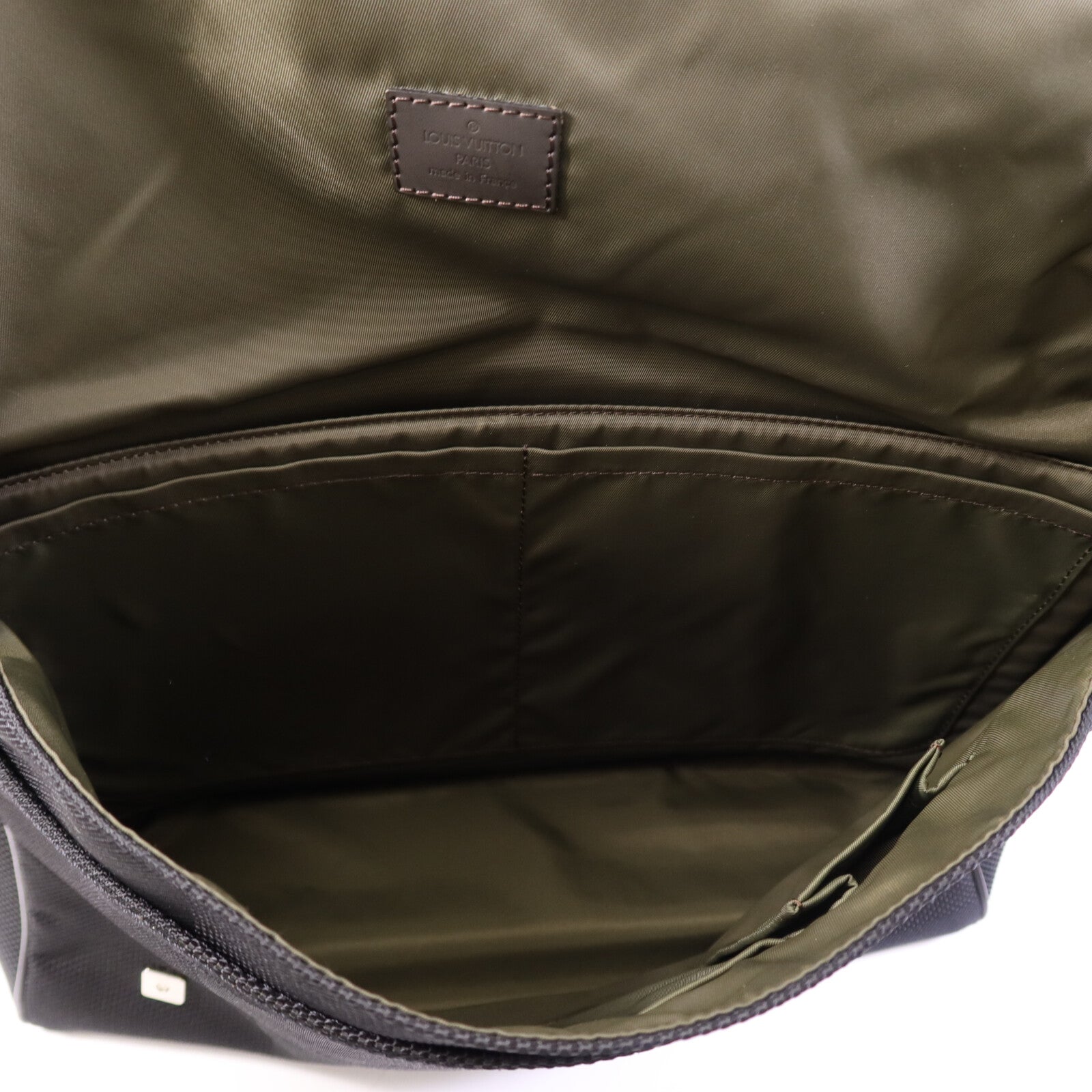 LOUIS VUITTON Damier Geant Petit Messager銀扣肩背袋