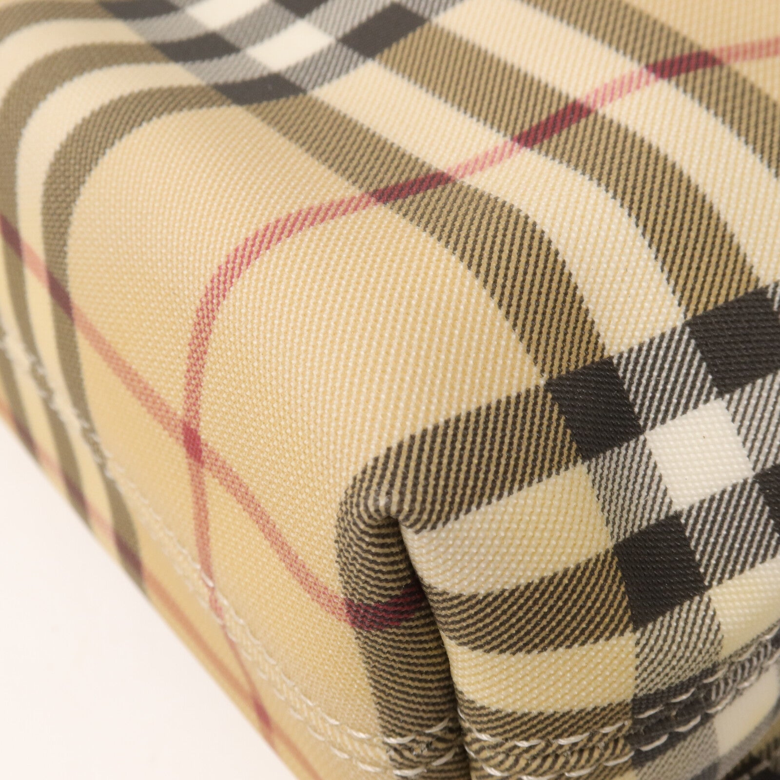 BURBERRY 塗層帆布Nova Check肩背袋