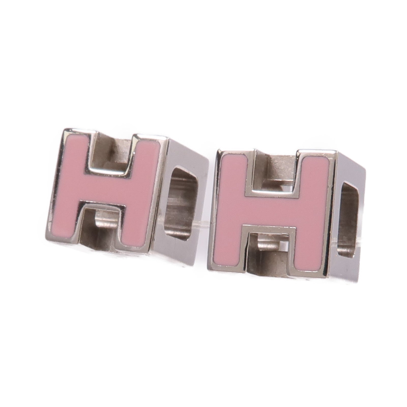 HERMES 金屬Cage d'H (H Cube)耳環