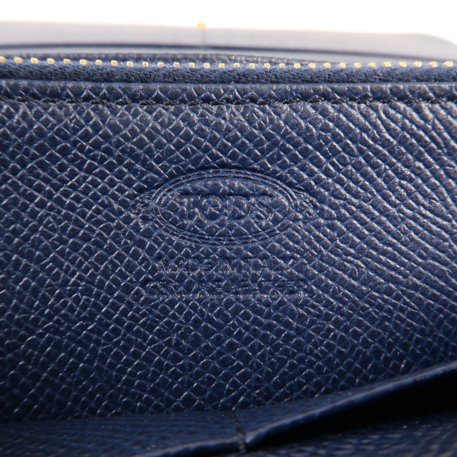 TOD'S 牛皮皮革Long Wallet銀扣長錢包