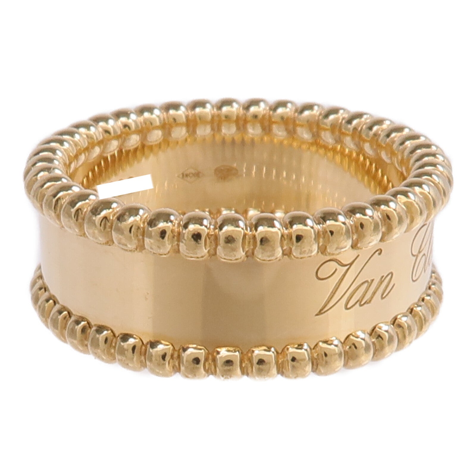 Van Cleef & Arpels 18K黃金Perlee Signature戒指