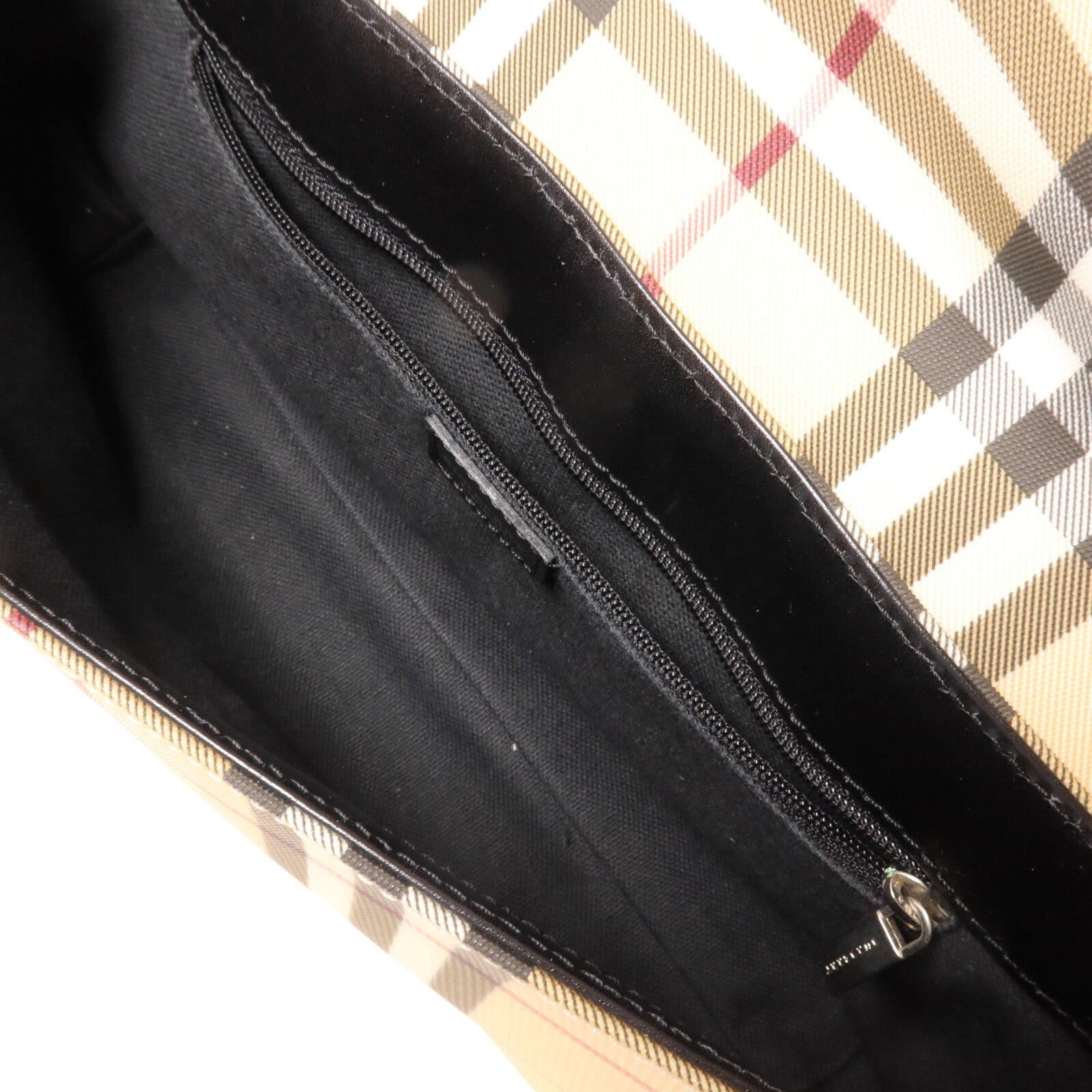 BURBERRY 塗層帆布Nova Check肩背袋