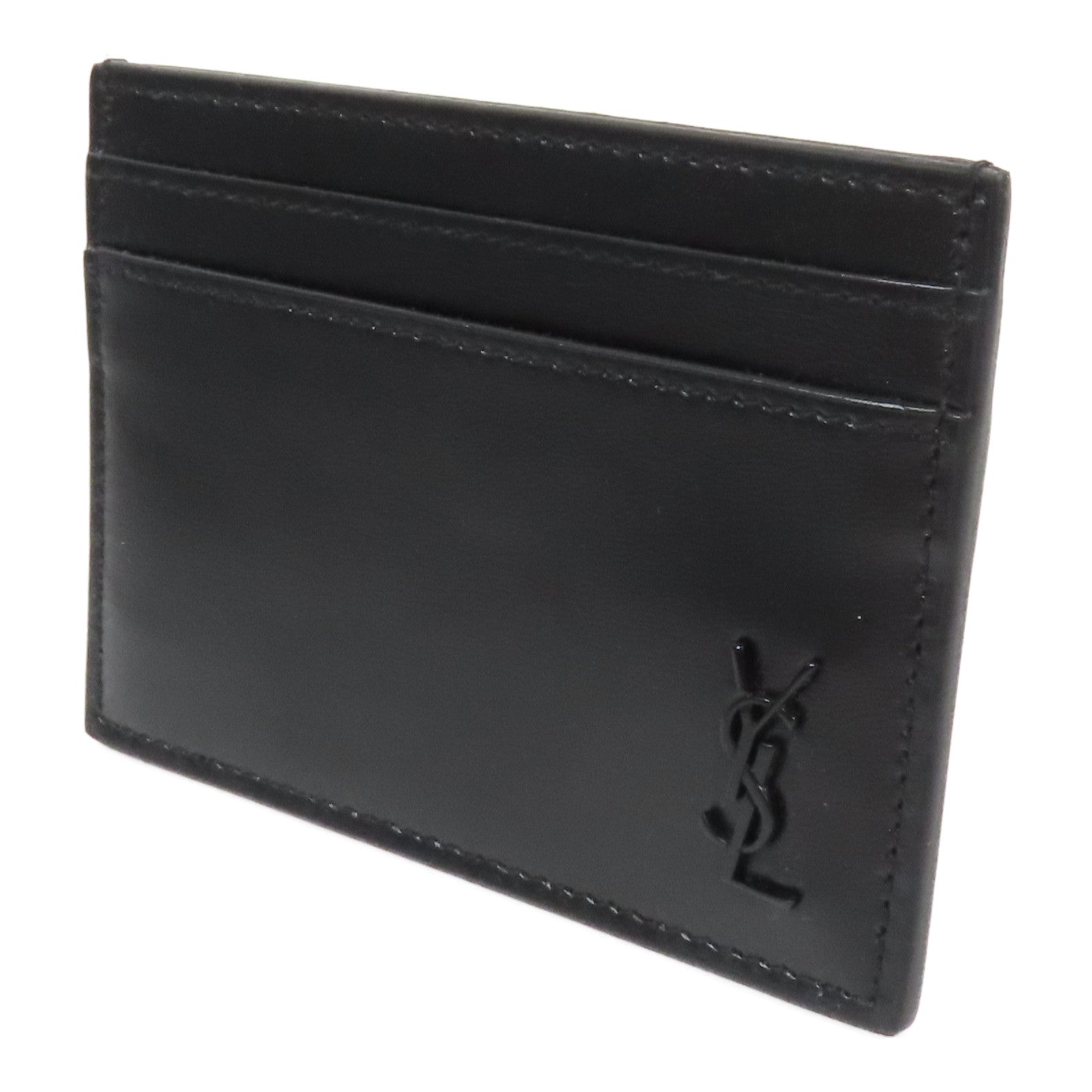 SAINT LAURENT 牛皮皮革TINY CASSANDRA Card Case卡片套