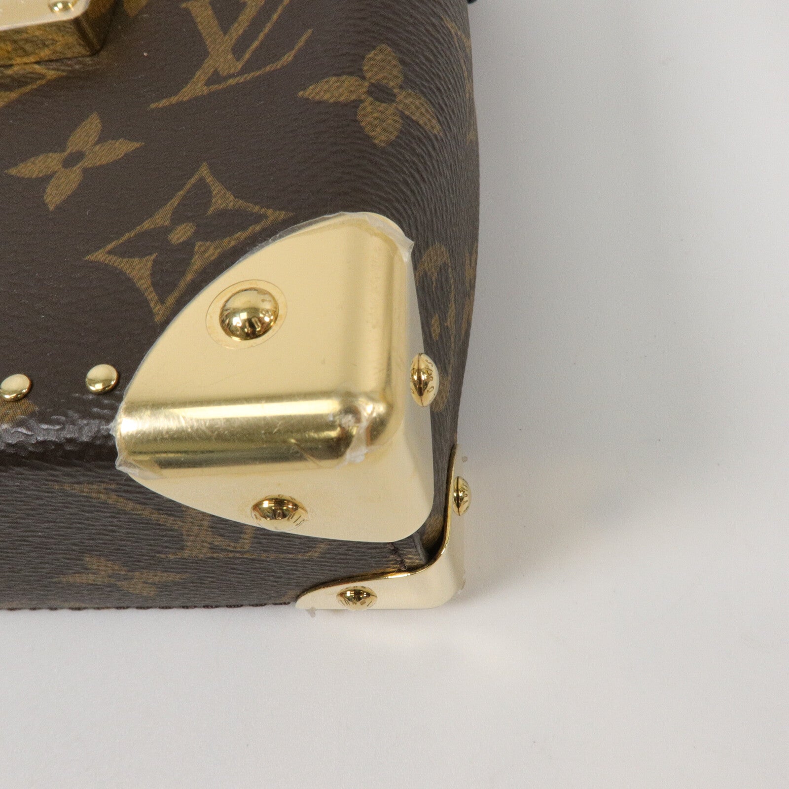 LOUIS VUITTON Monogram/Monogram Reverse Camera Box鏈帶手挽肩背兩用袋