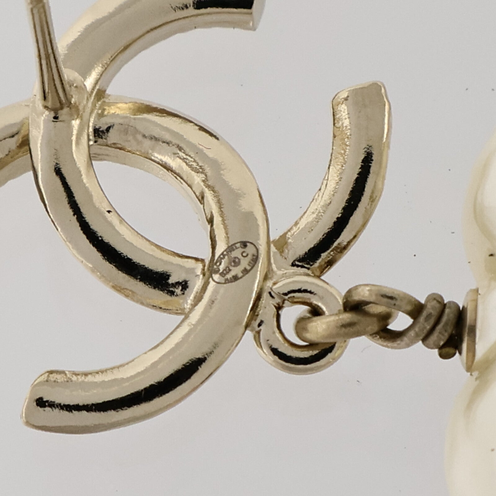 CHANEL 金屬/PVC Earrings耳環