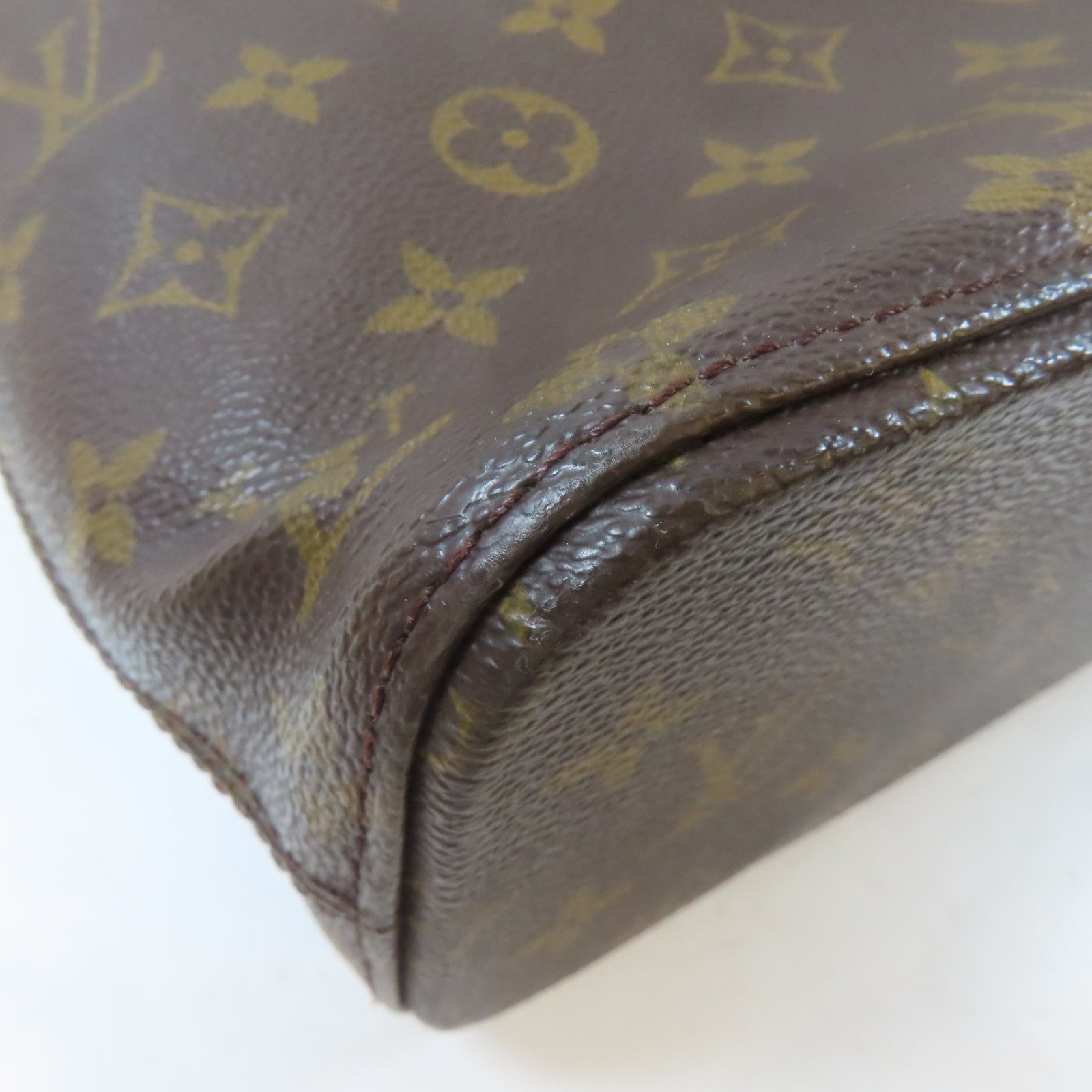 LOUIS VUITTON Monogram Luco Tote Bag金扣手挽袋啡色