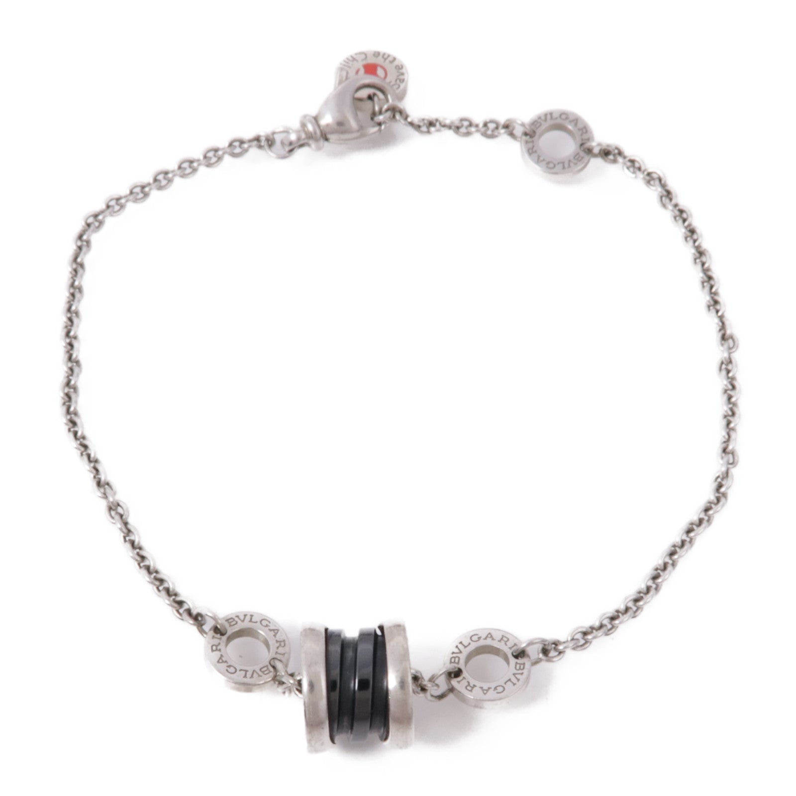 BVLGARI 【激減優惠】925純銀/陶瓷Save The Children Bracelet手鏈