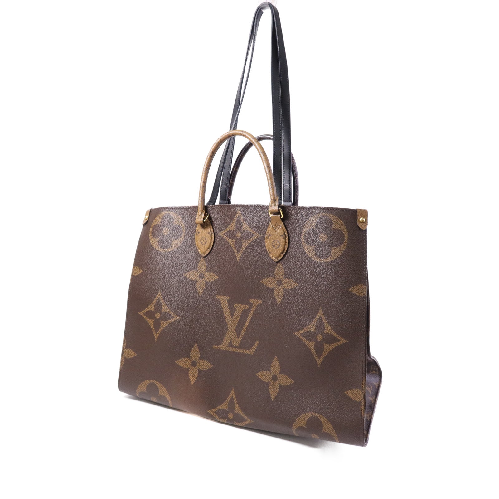 LOUIS VUITTON 【激減優惠】Monogram Giant OnTheGo GM金扣手挽肩背兩用袋