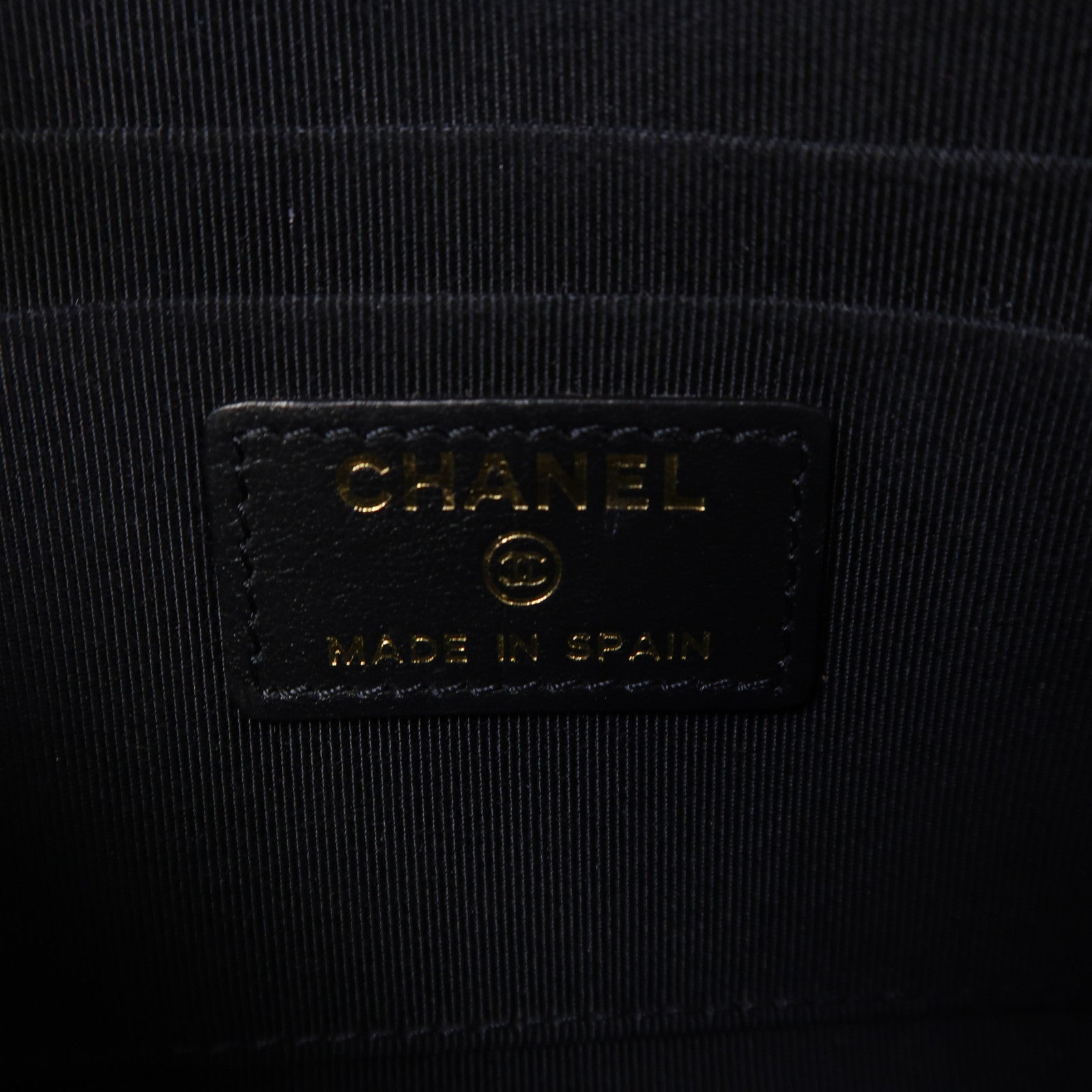CHANEL 【激減優惠】菱格羊皮皮革Zipper Long Wallet金扣長錢包黑色