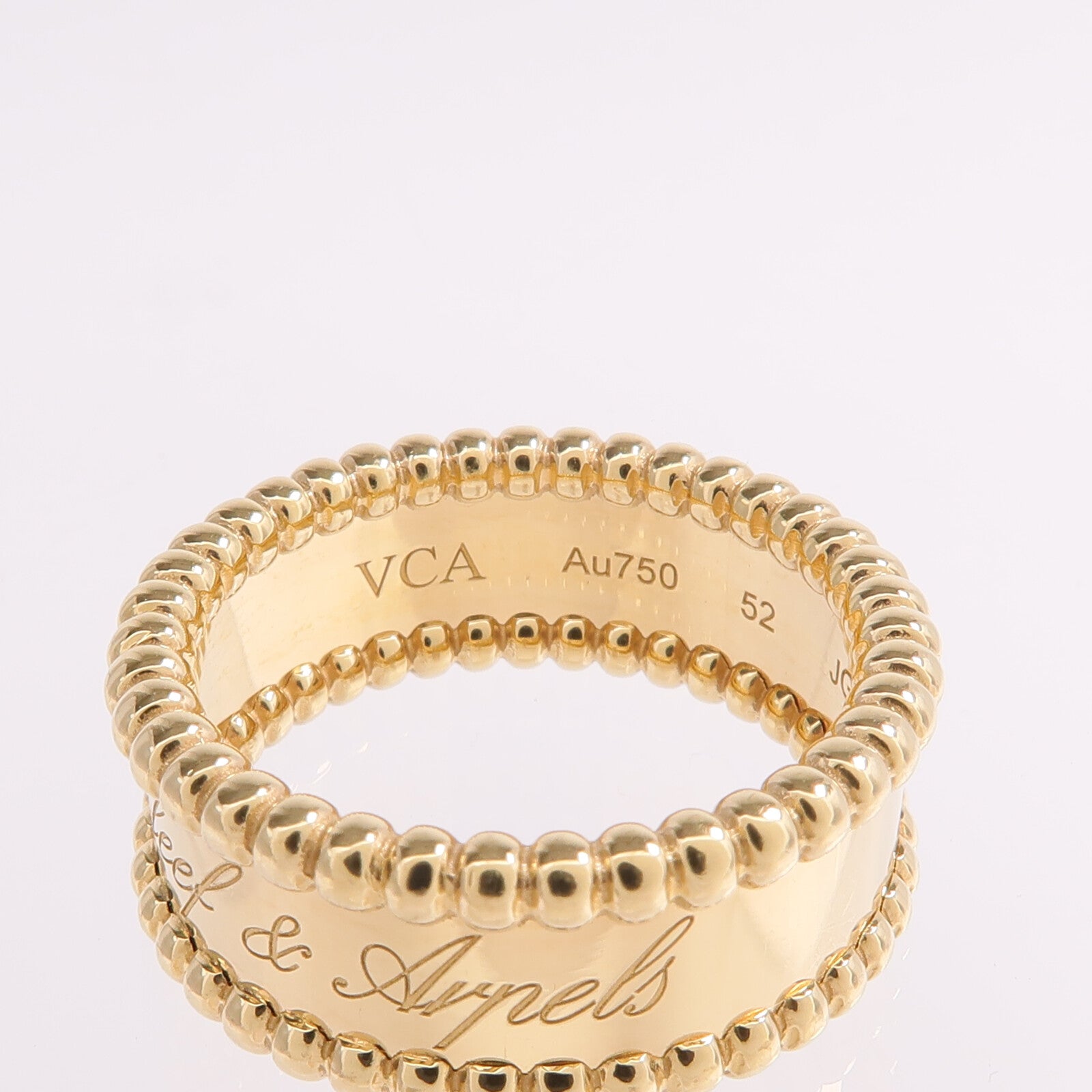 Van Cleef & Arpels 18K黃金Perlee Signature戒指